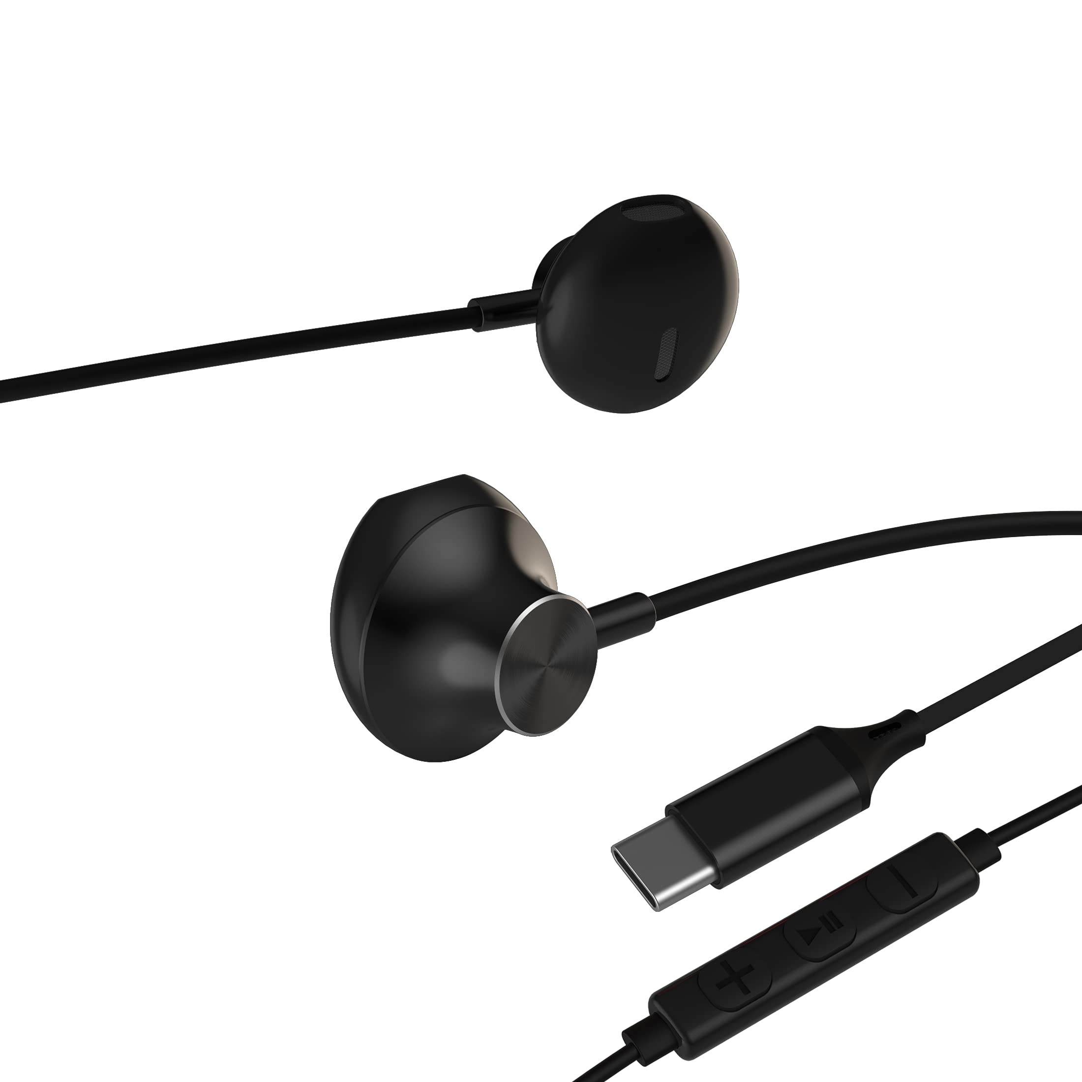 High-Quality USB C Earphones - HiFi Stereo In-Ear Earbuds with Mic & Volume Control | Compatible with Google Pixel 6/5/4/3/2, iPad Pro/Air 4/Mini 6, Samsung Galaxy S22/S21/S20+/Ultra/Note 20/Plus/Tab S8 | Perfect for Work, Travel & Gaming