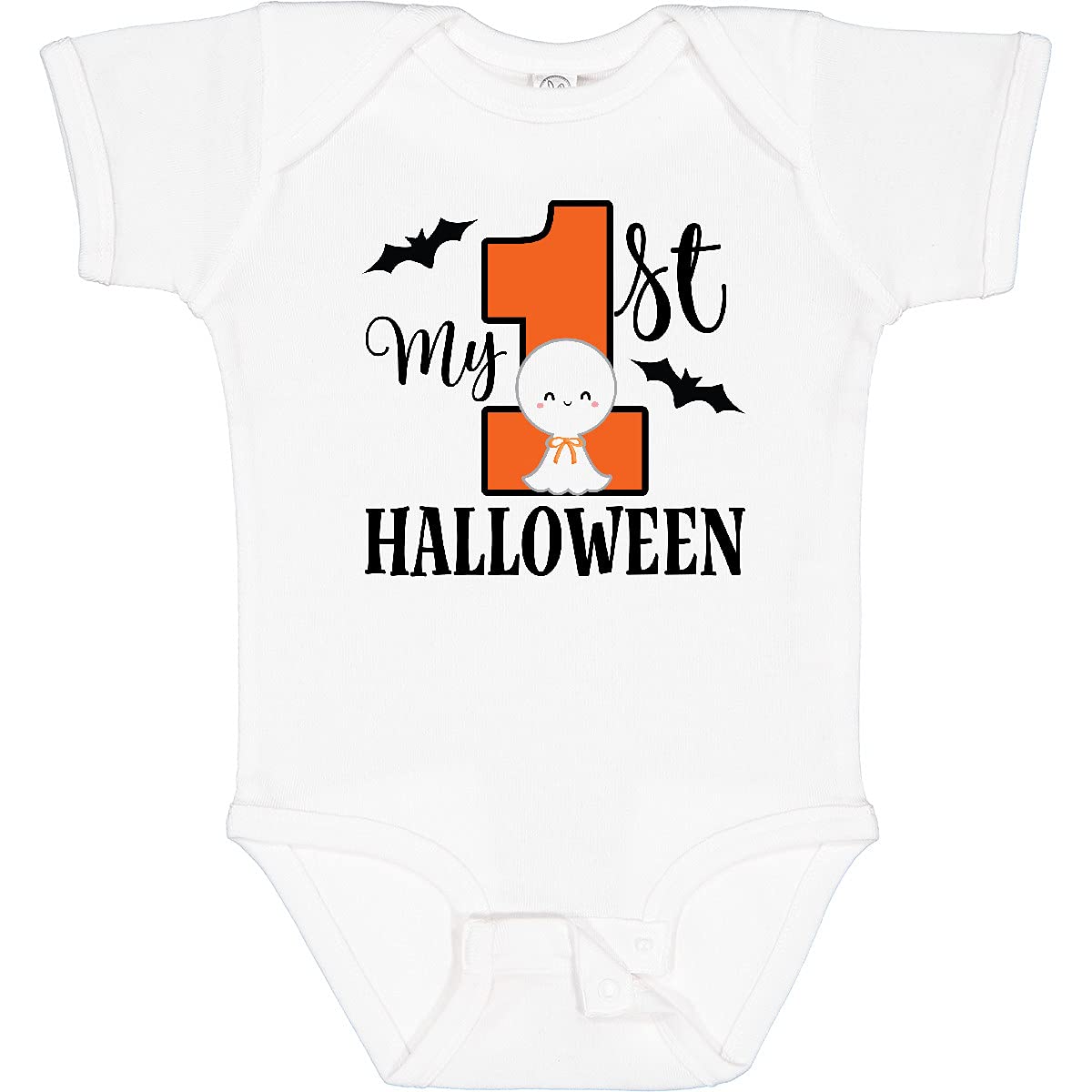 Inktastic First Halloween Baby Outfit - Cute Infant Bodysuit for Baby's 1st Halloween | Perfect for Photo Shoots, Trick-or-Treating & Family Celebrations