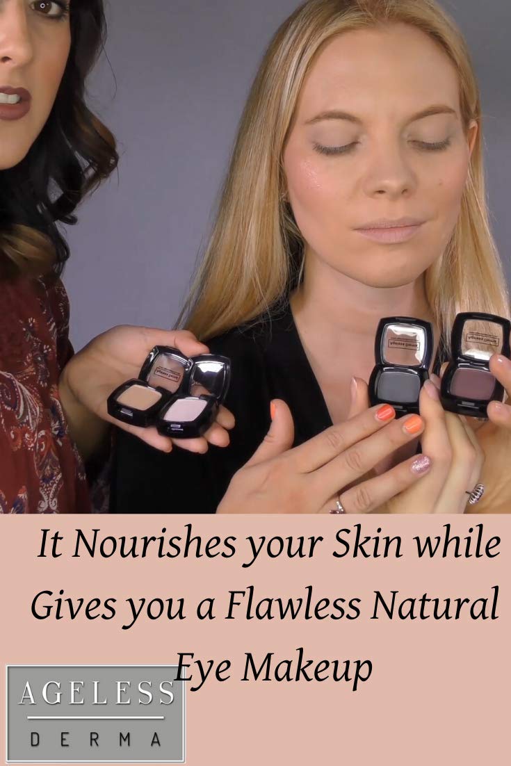 Natural Vegan Mineral Eyeshadow with Vitamins & Green Tea - USA Made Healthy Makeup for Sensitive Eyes | Perfect for Daily Wear & Special Occasions