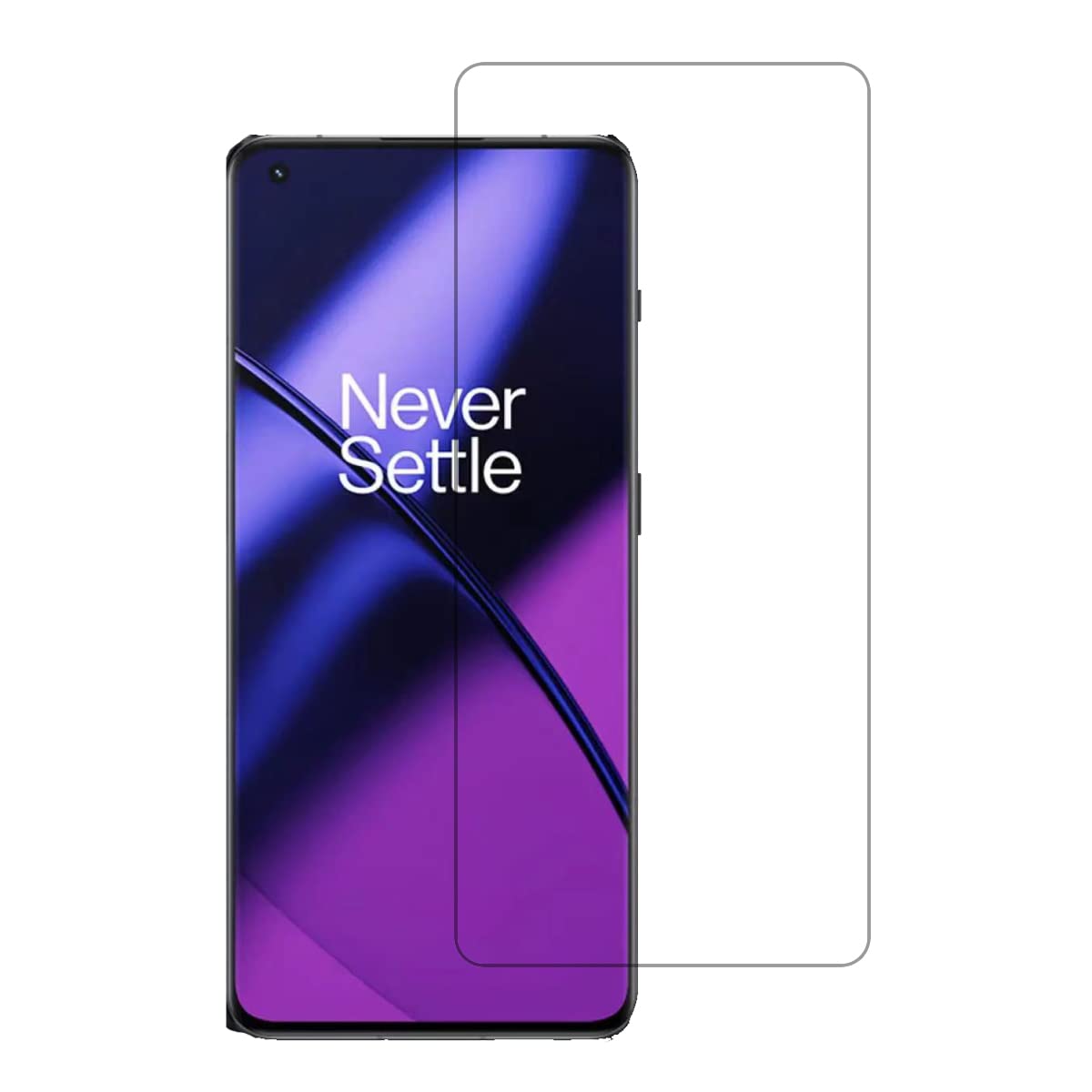 2 Pack Tempered Glass Screen Protector for OnePlus 11 - HD Clear, Anti-Scratch, Bubble-Free Installation, Full Coverage Protection | Perfect for Work, Gaming & Daily Use