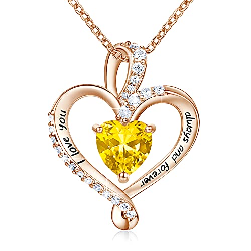 11-November Citrine Rose Gold