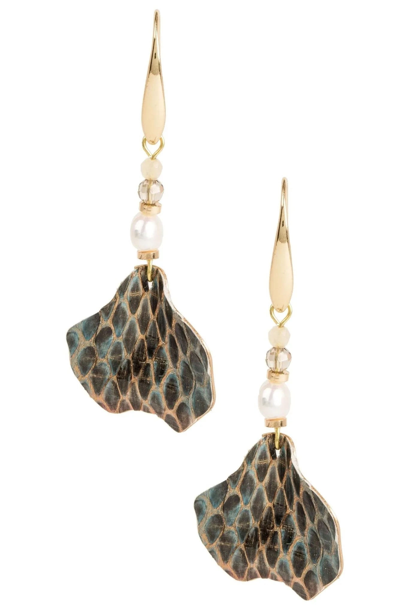 Anita Elegant Pearl Drop Earrings for Women - Perfect for Weddings, Parties & Special Occasions