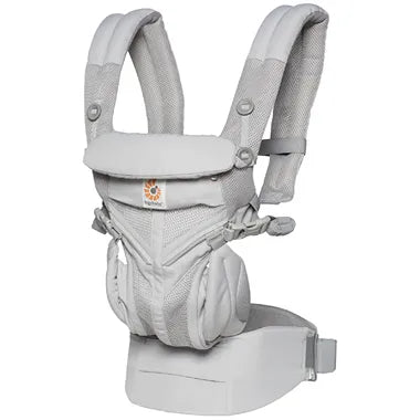 Omni 360 Cool Air Mesh Baby Carrier - Lightweight & Breathable Infant Carrier for Newborn to Toddler (Pearl Grey) - Perfect for Hiking, Travel & Everyday Use