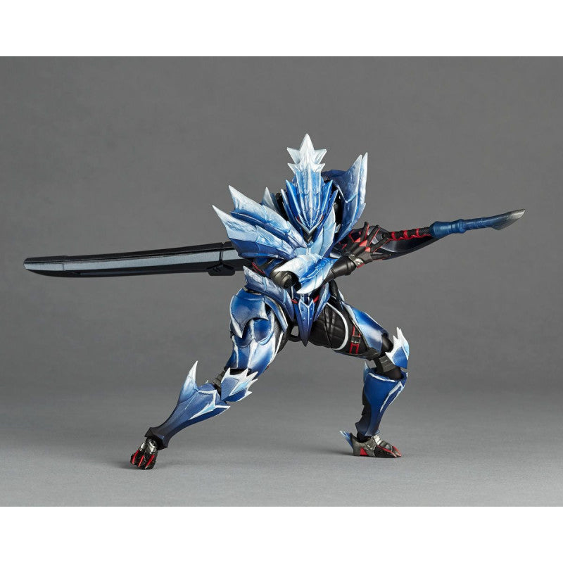 Amazing Yamaguchi Revoltech Figure Complex Hunter (Lunagaron Armor Set) - Monster Hunter Rise: Sunbreak NR027 Action Figure - Highly Articulated Collectible for Fans & Gamers - Perfect for Display, Cosplay, and Gaming Enthusiasts