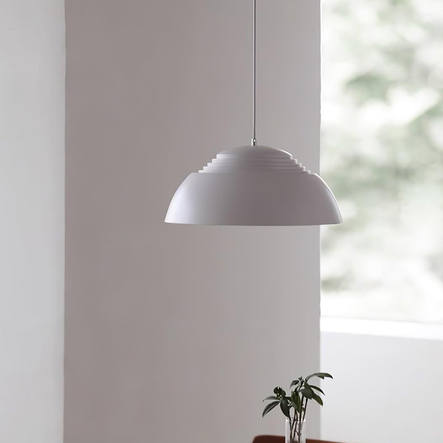 Modern Pendant Lamp with Fabric Shade - Stylish Ceiling Light for Living Room, Bedroom, or Dining Room Decor