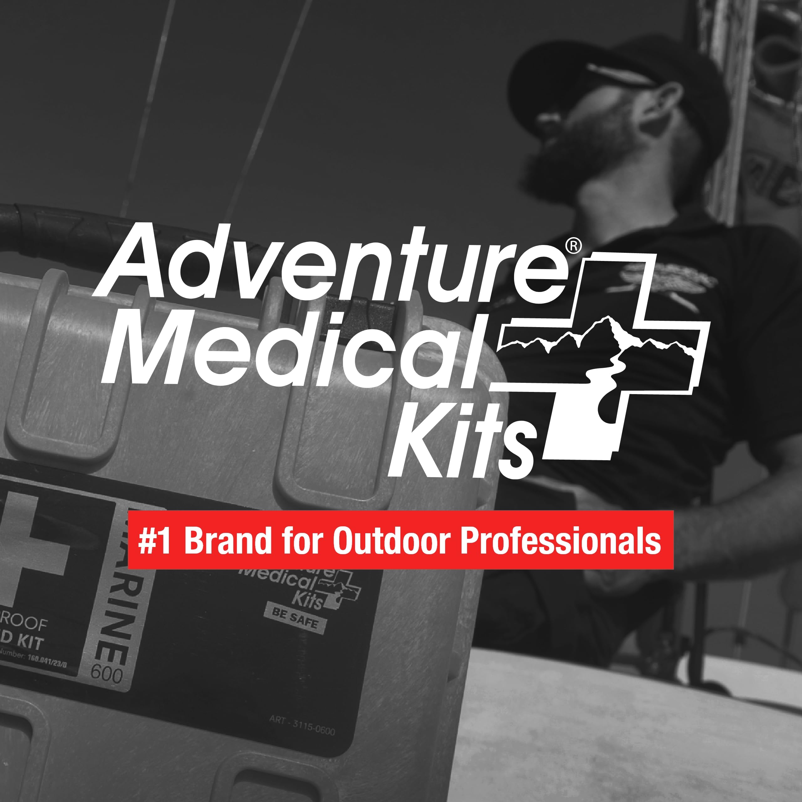 Adventure Medical Kits Marine Series First Aid Kit - 600 Pieces Boat Emergency Kit for 8 People (12 Hours Care) | Includes Bandages, Medications & Guidebook | Perfect for Boating, Fishing & Marine Adventures