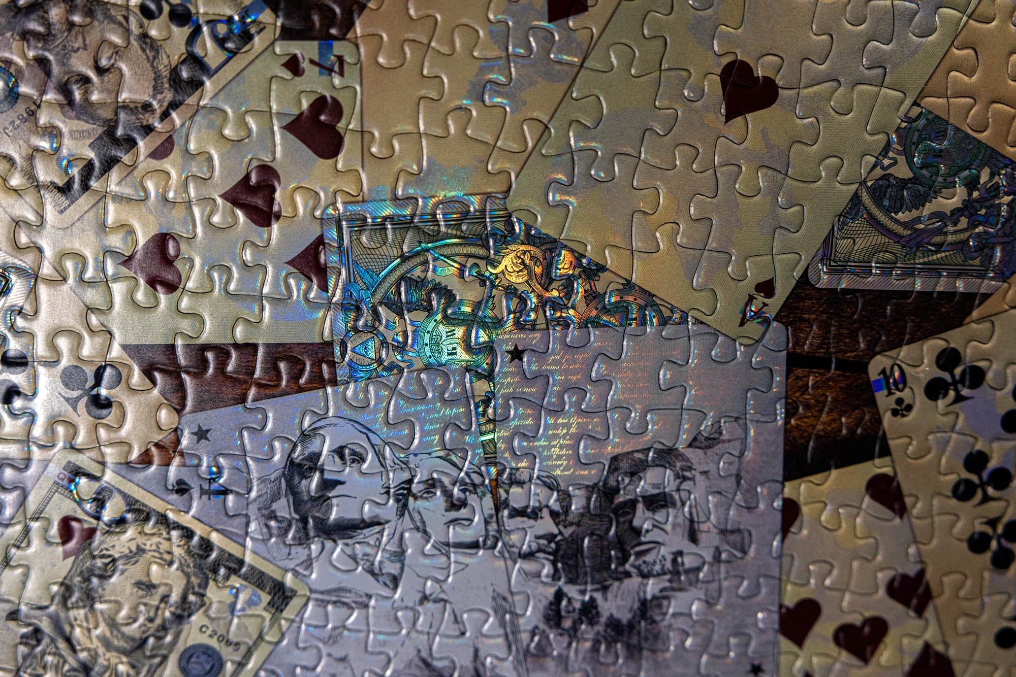 Legal Tender Jigsaw Puzzle - US Currency Themed 1000 Piece Puzzle for Adults & Collectors - Perfect for Home Decor, Gift Giving & Relaxation