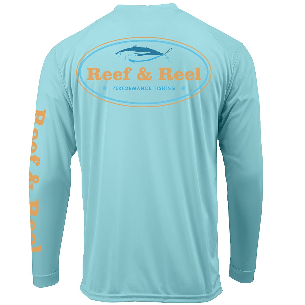 Reef & Reel Tuna Men's UPF 50+ Long Sleeve Performance Fishing Shirt - Quick Dry, Sun Protection for Fishing, Boating & Outdoor Activities