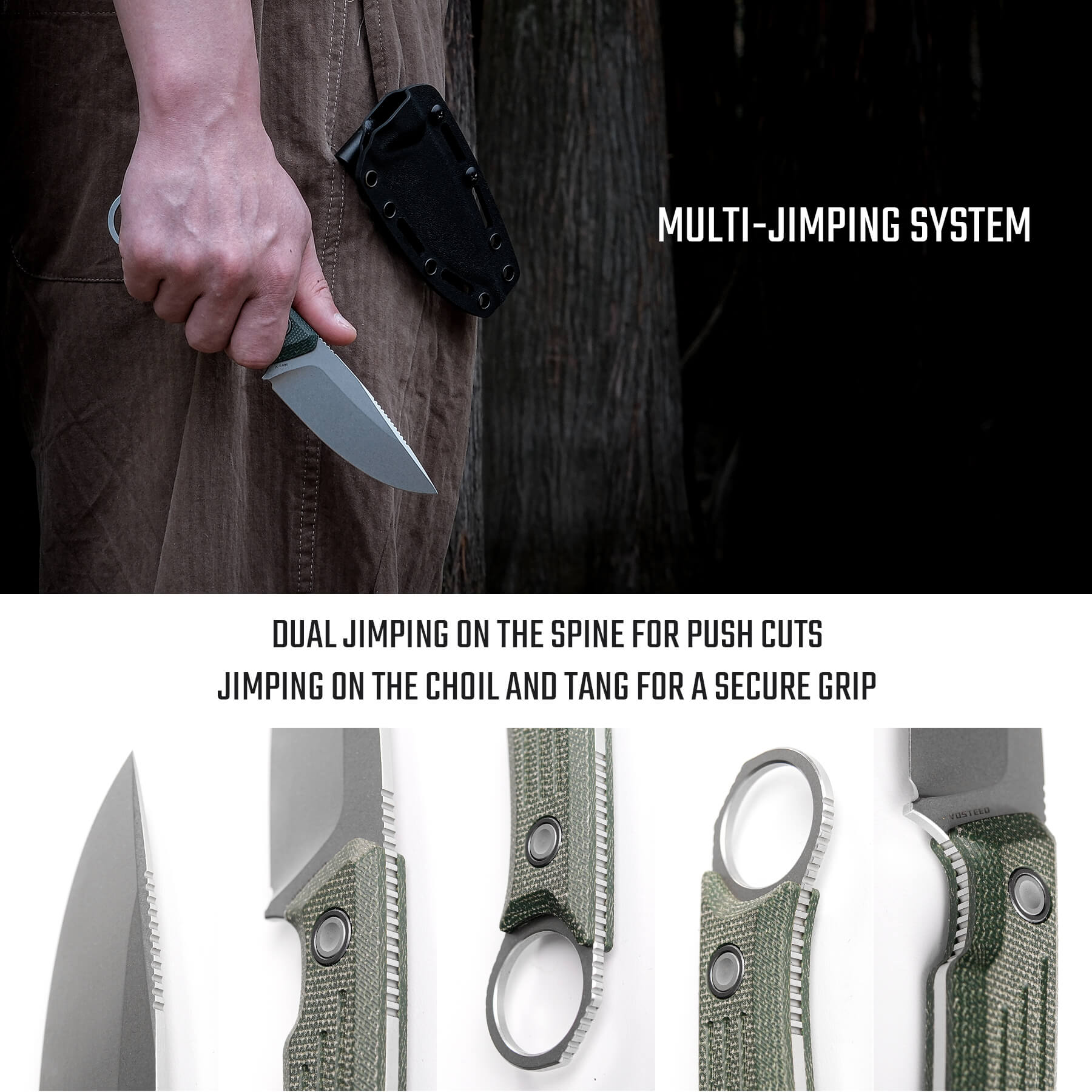 Fullback Fixed Blade Knife - 3.48