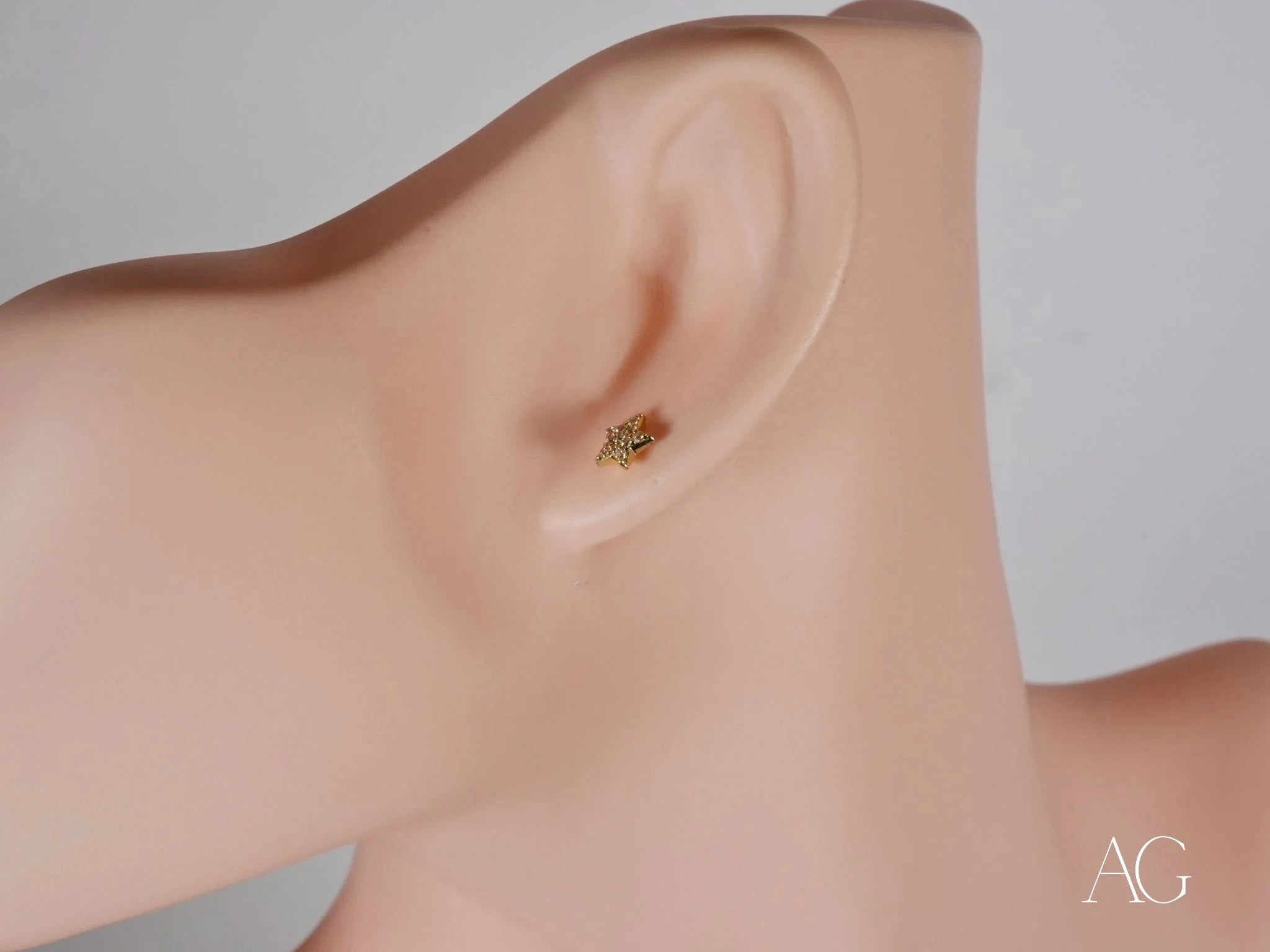 CZ Star Earrings for Women - Sparkling Cubic Zirconia Stud Earrings, Elegant Gift for Birthday, Anniversary & Party | Perfect for Daily Wear, Date Night & Special Occasions