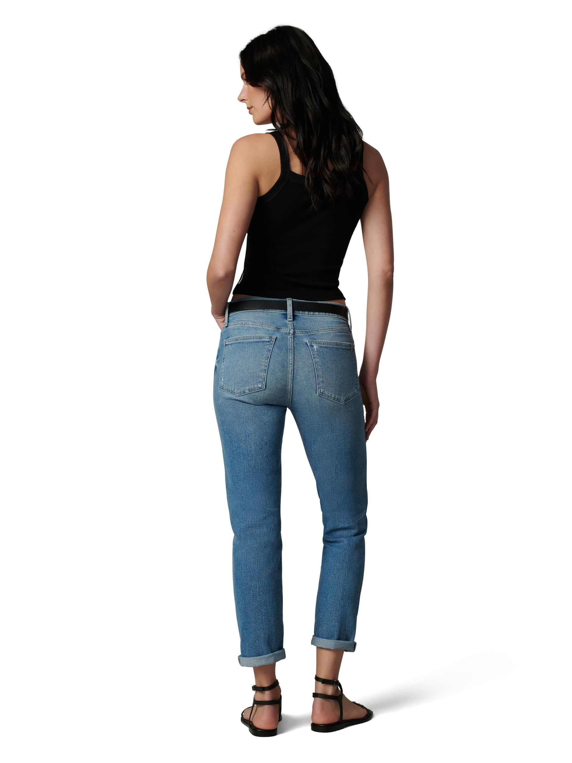 Joe's Women's The Bobby Boyfriend Jeans - High Waist Distressed Denim Pants for Casual Wear, Street Style & Everyday Outfits