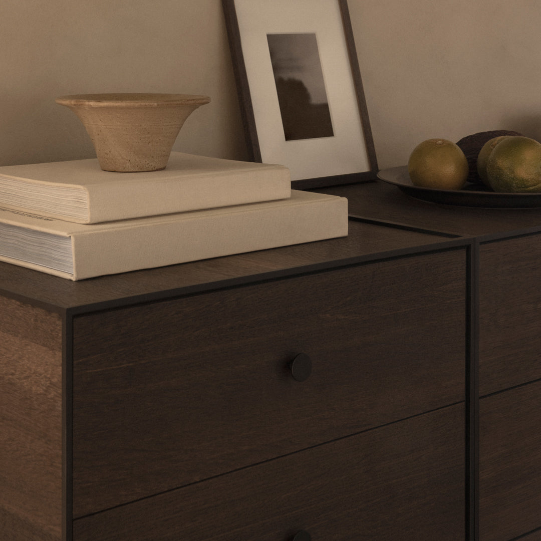 49-Inch Storage Unit with Drawers - Organize Your Home Office, Closet, or Bedroom - Space-Saving Furniture for Small Spaces