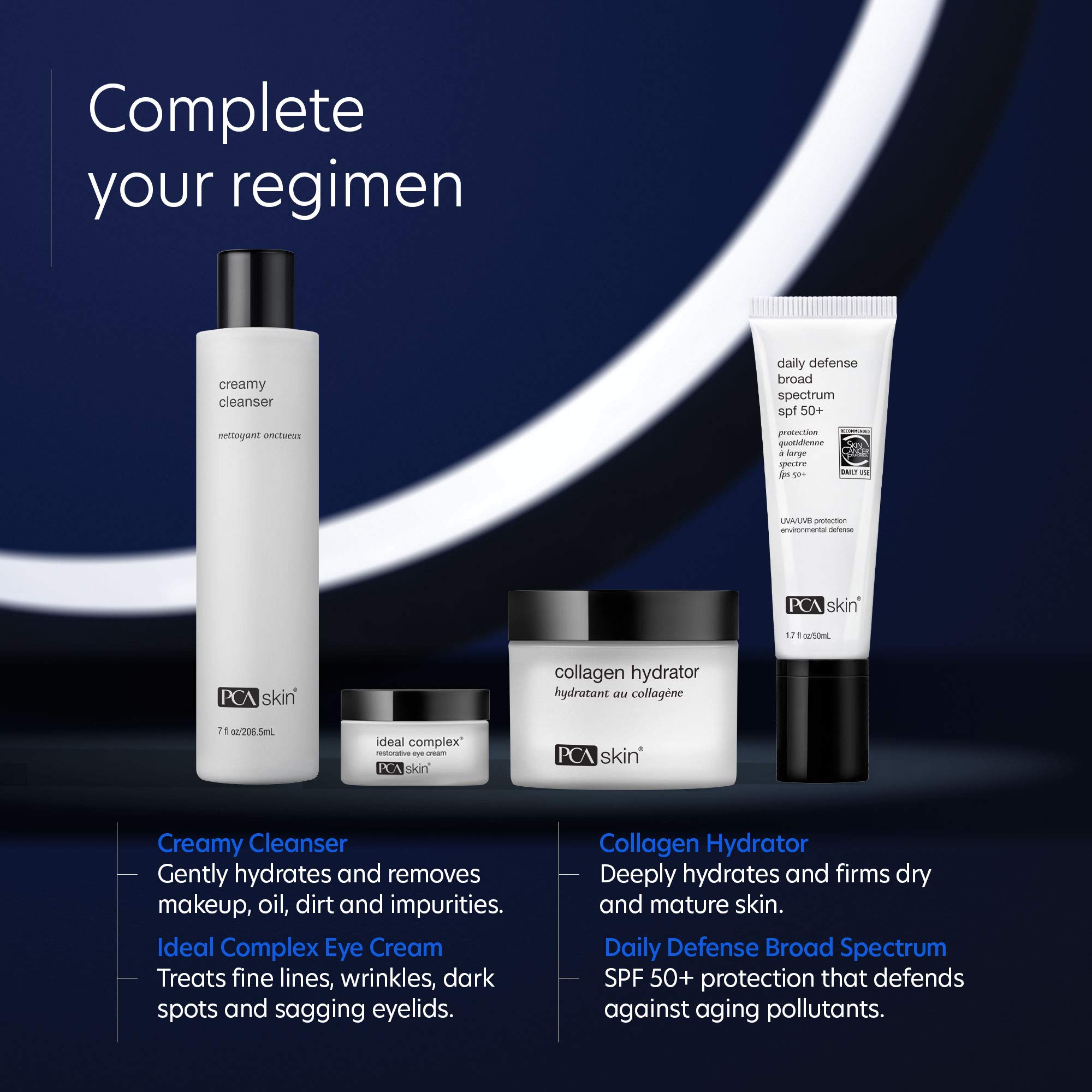 PCA SKIN Ideal Complex Restorative Under Eye Cream - Dark Circle Brightening Treatment, 0.5 fl oz - Hydrating Eye Cream for Puffiness & Fine Lines | Perfect for Nighttime Skincare Routine & Travel