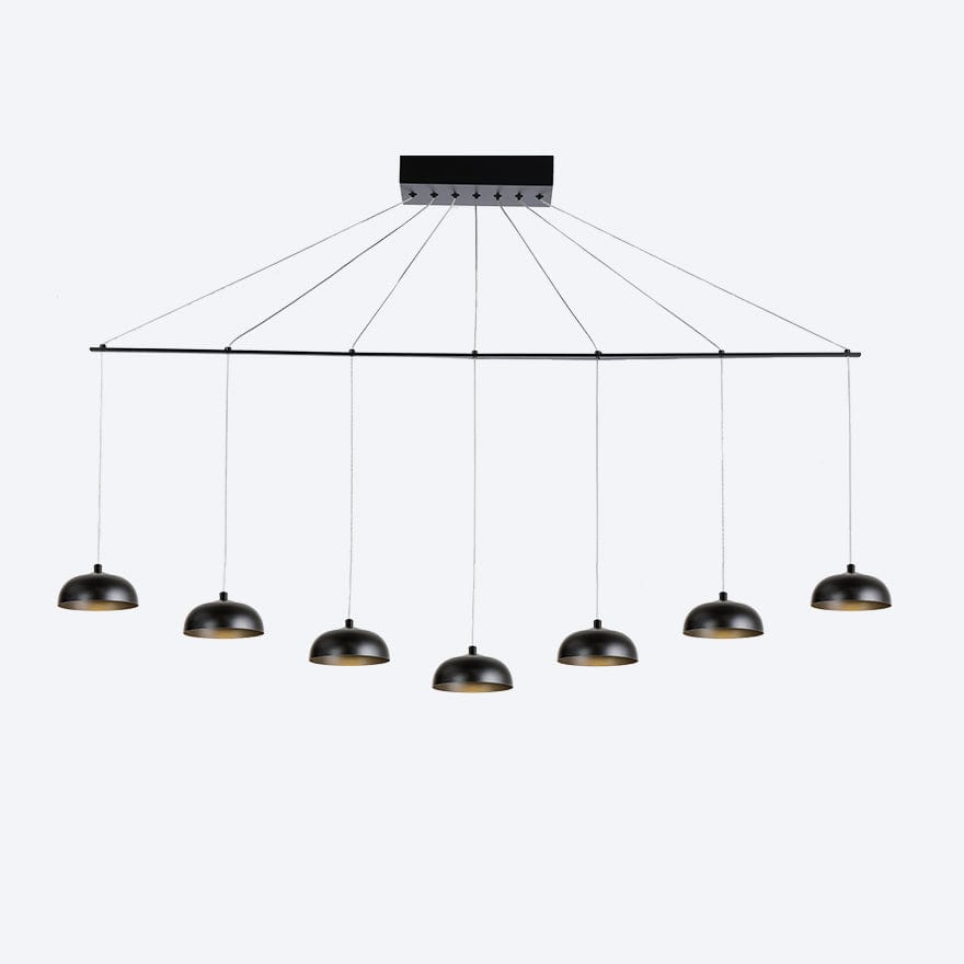 ZORO LINEAR 7 LED Pendant Light with Yosh Shade - Dimmable Modern Lighting for Kitchen Island, Dining Room & Living Room