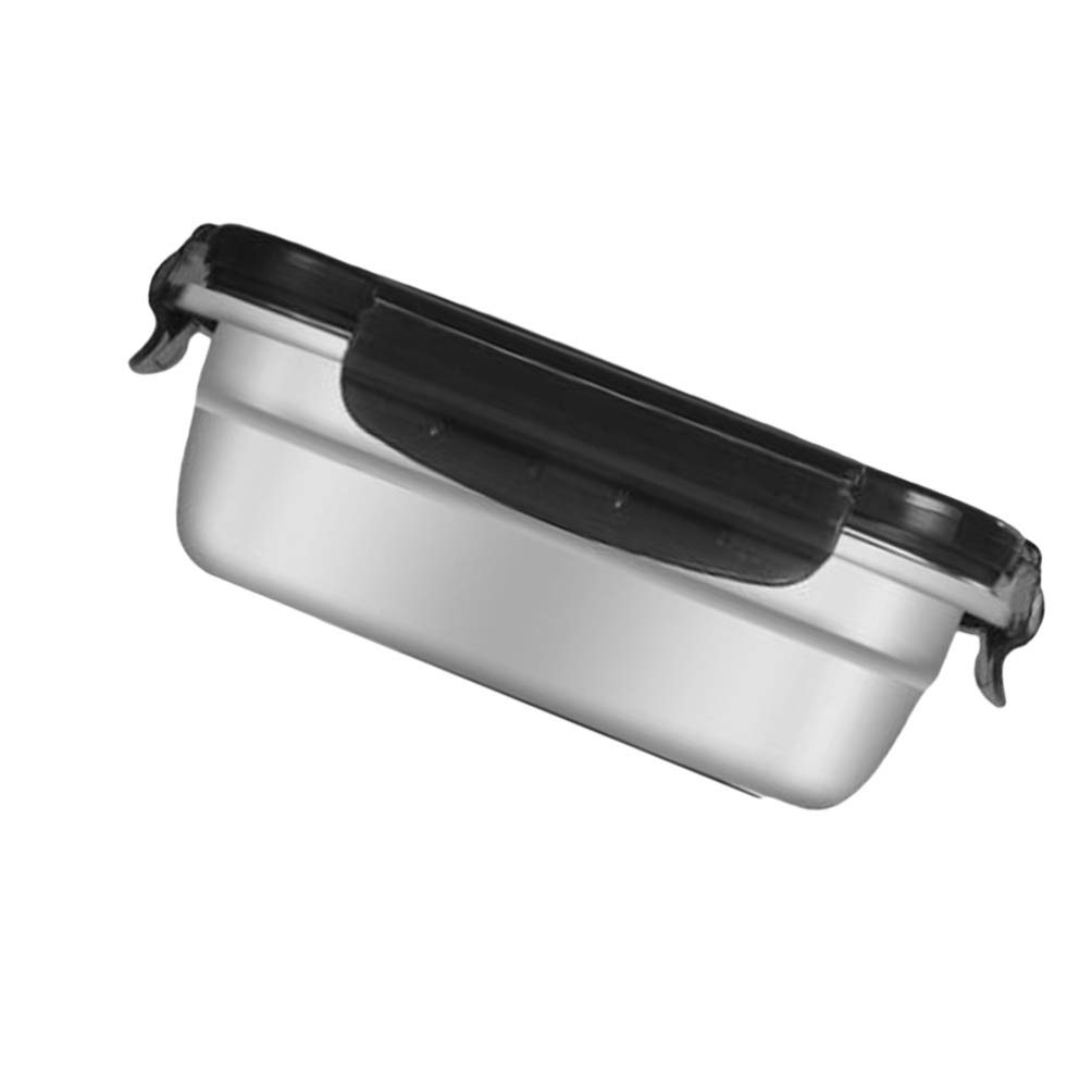 Premium Hemoton Stainless Steel Food Storage Containers with Airtight Lids - 3-Piece Set for Fresh Food Preservation | BPA-Free Japanese Style Fridge Organizer for Meal Prep, Leftovers & Lunch Boxes