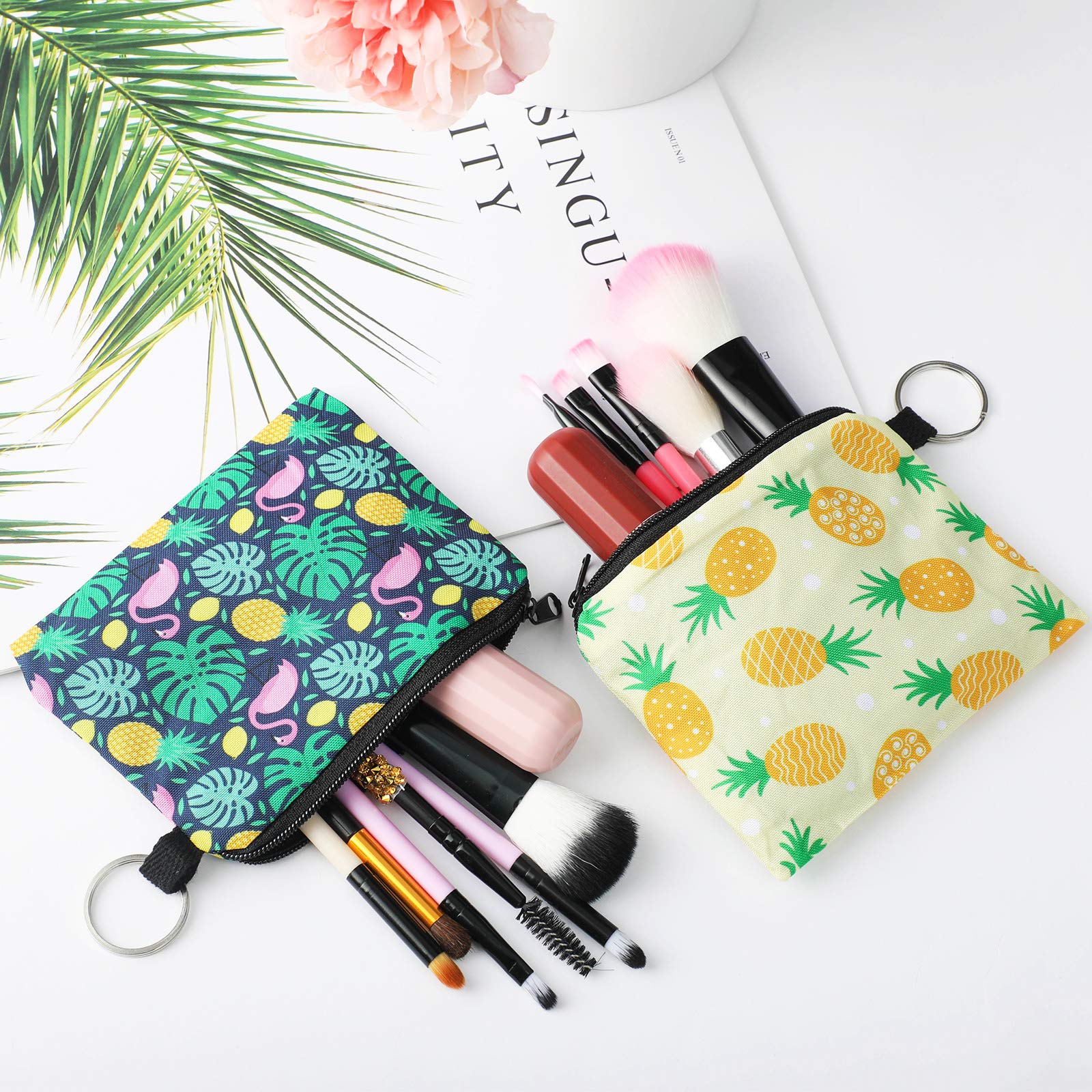 10 Pack Small Coin Purse - Boho Zipper Change Pouch Mini Wallet for Women & Girls | Perfect for Travel, Shopping, and Everyday Use