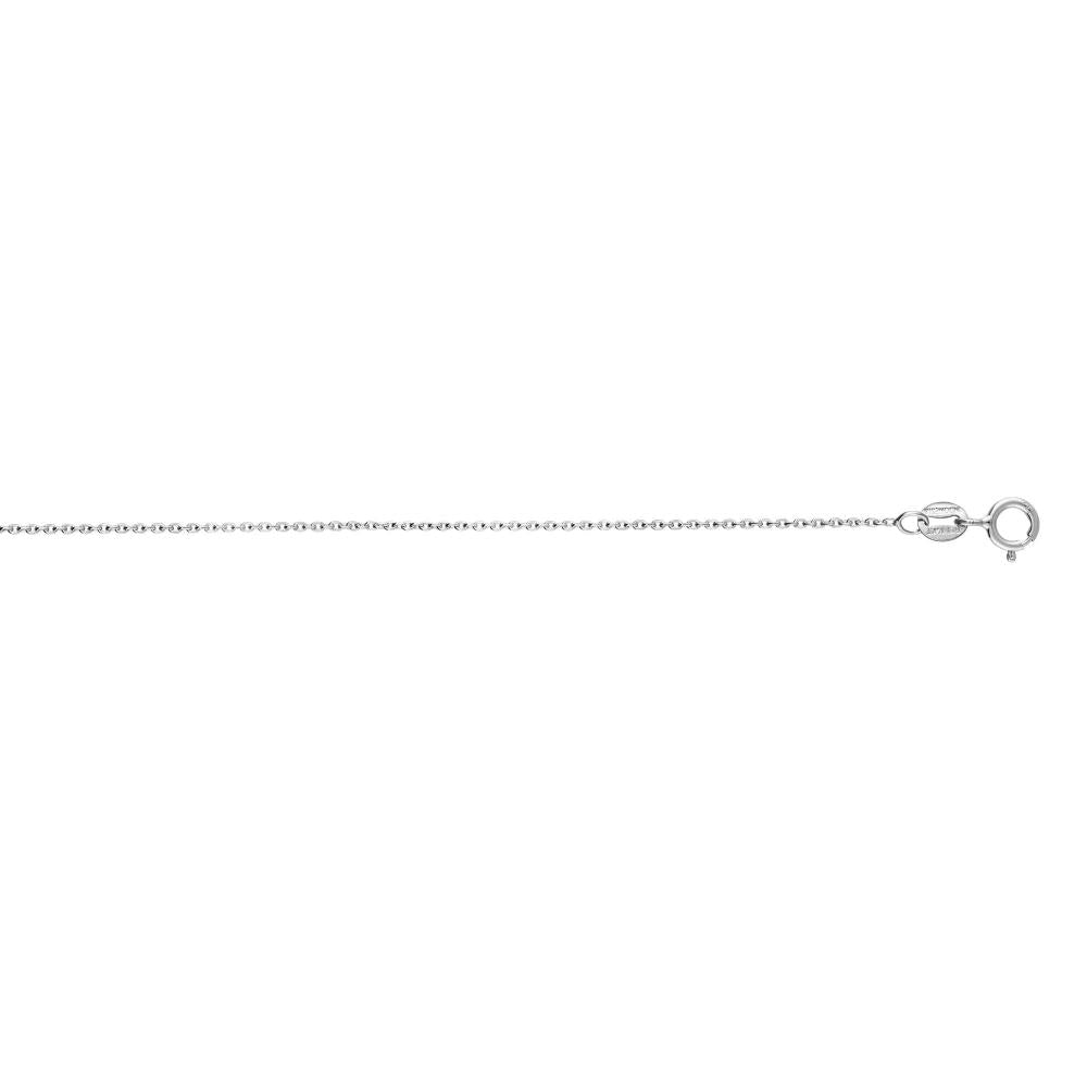 14K Gold 0.97mm Oval Cable Chain Necklace - Dainty & Elegant Jewelry for Women, Perfect for Layering, Everyday Wear & Special Occasions