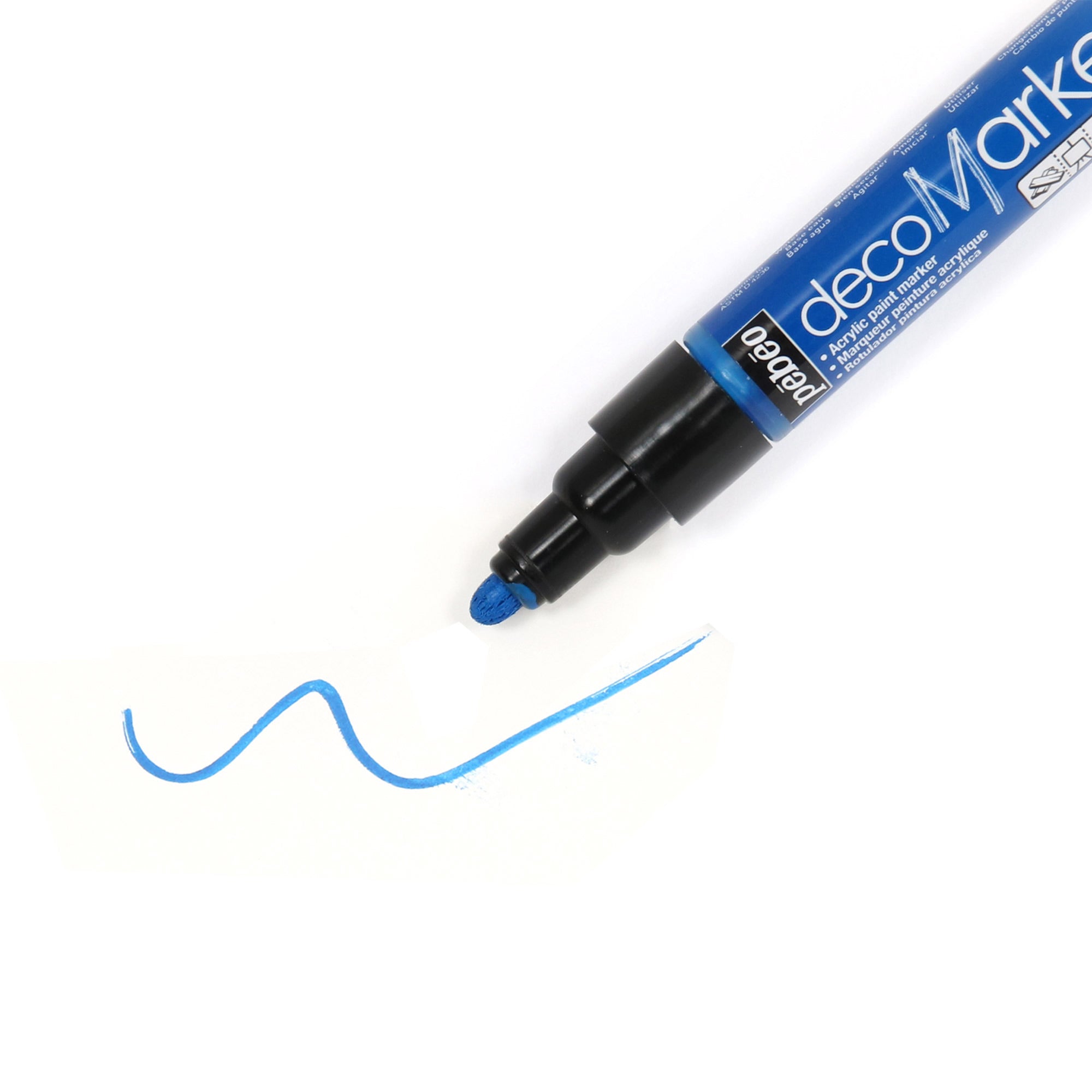 Acrylic Paint DecoMarker - 4mm Fine Tip Green Marker for DIY Crafts, Art Projects, and Home Decor