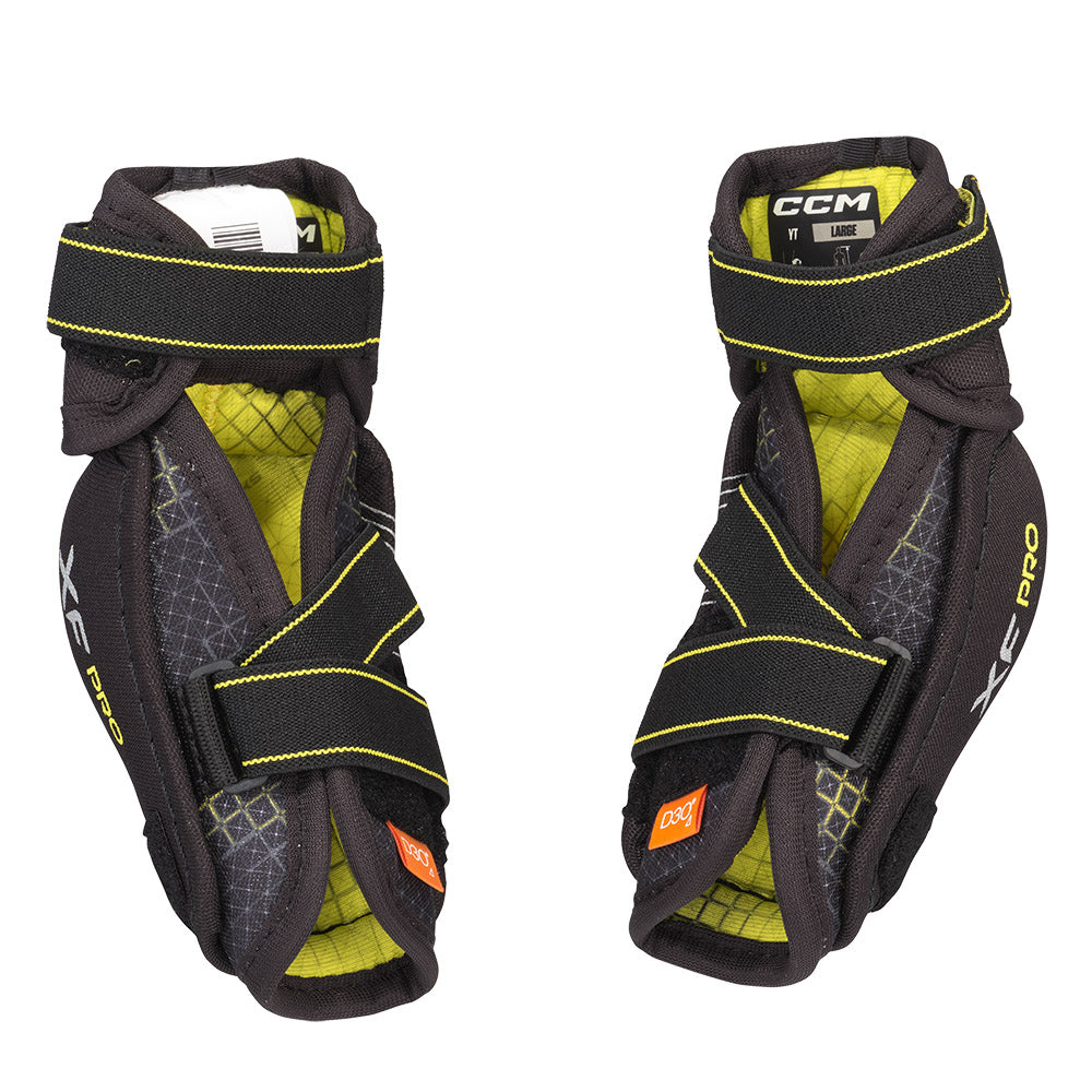 CCM Tacks XF Pro Youth Ice Hockey Elbow Pads - Protective Gear for Young Hockey Players - Perfect for Practice & Games