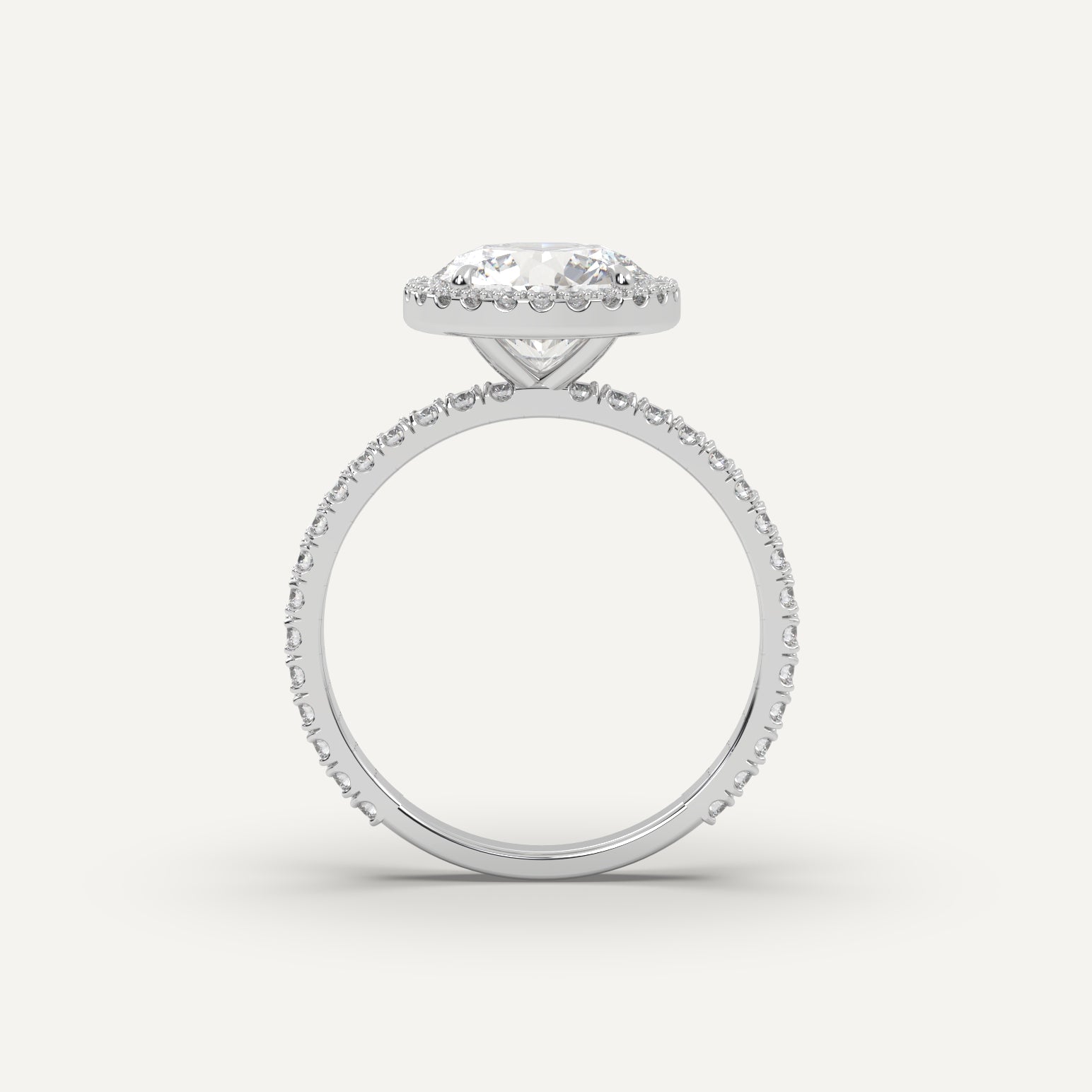2 Carat Round Cut Diamond Ring - 14K White Gold Solitaire Engagement Ring for Women | Perfect for Proposals, Anniversaries & Special Occasions
