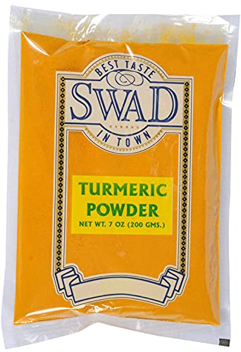Organic Turmeric Powder 7oz (Pack of 4) | 100% Pure & Natural Haldi | USDA Certified | for Cooking, Golden Milk, Smoothies & Skin Care