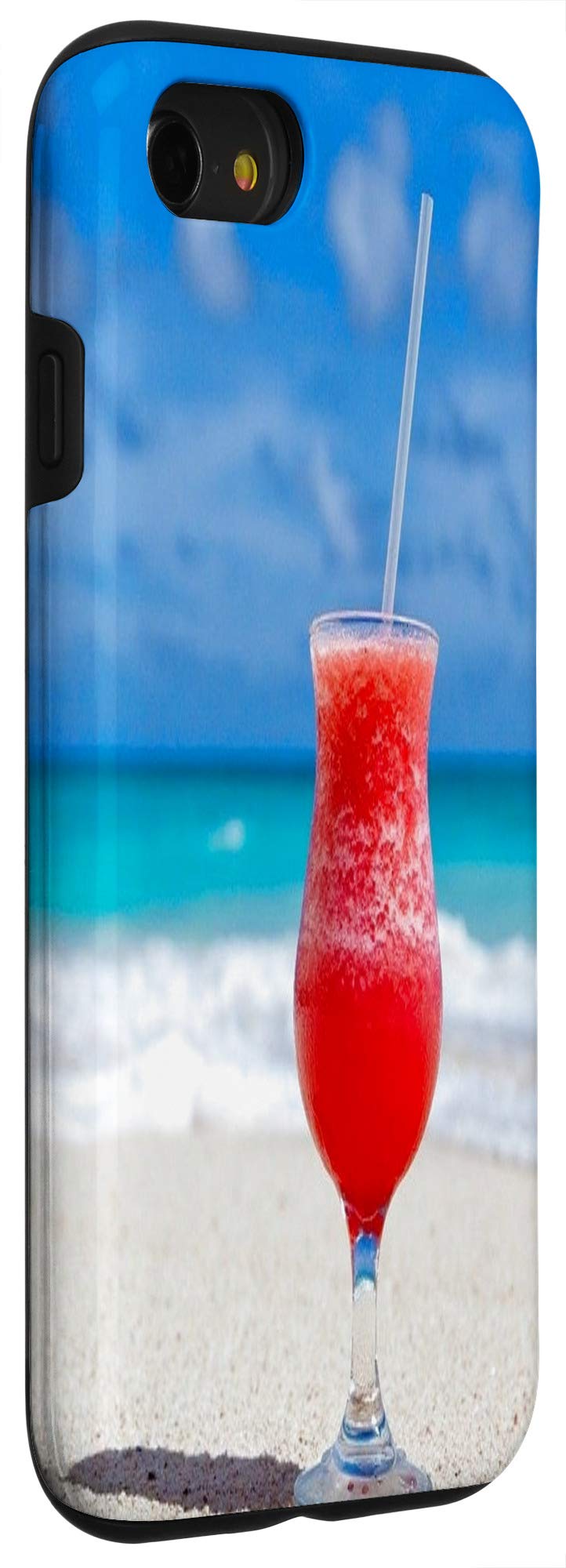 iPhone SE (2020) / 7 / 8 Cocktail Beach Phone Case - Trendy Summer Design Protective Cover for Beach Parties, Vacations & Outdoor Activities