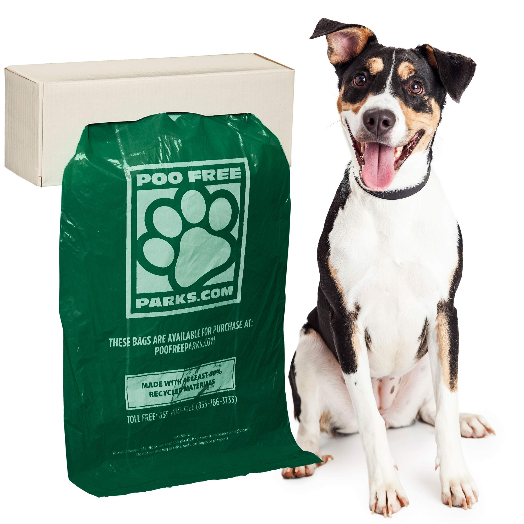 Biodegradable Dog Waste Bags - 600 Count XL Pet Poop Bags with Expandable Gusset | Extra Thick Leak-Proof Design for Easy Cleanup | Perfect for Parks, Walks & Backyard Use