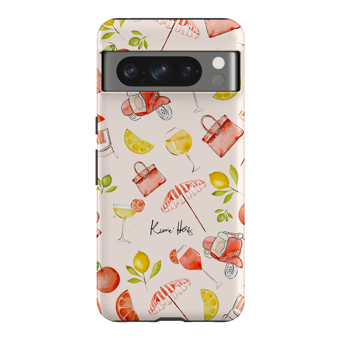 Stylish Positano Phone Case - Durable & Slim Protective Cover for iPhone & Samsung - Perfect for Travel, Work & Everyday Use