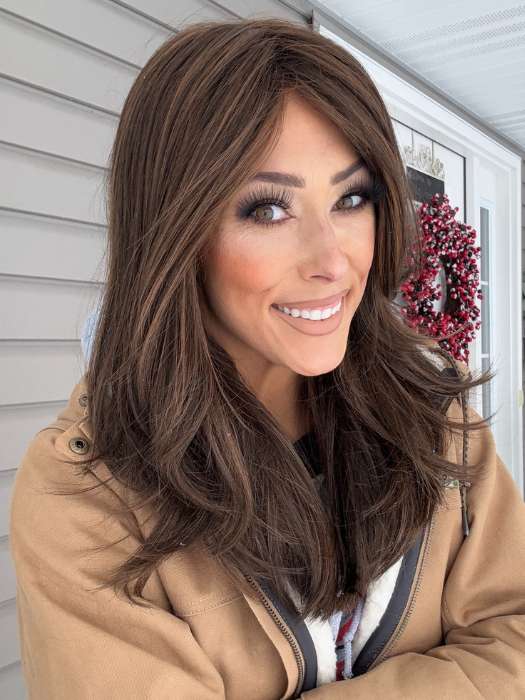 Brandi Synthetic Wig with Mono Top - Natural Looking Heat Resistant Hairpiece for Women - Perfect for Cosplay, Daily Wear, and Special Occasions