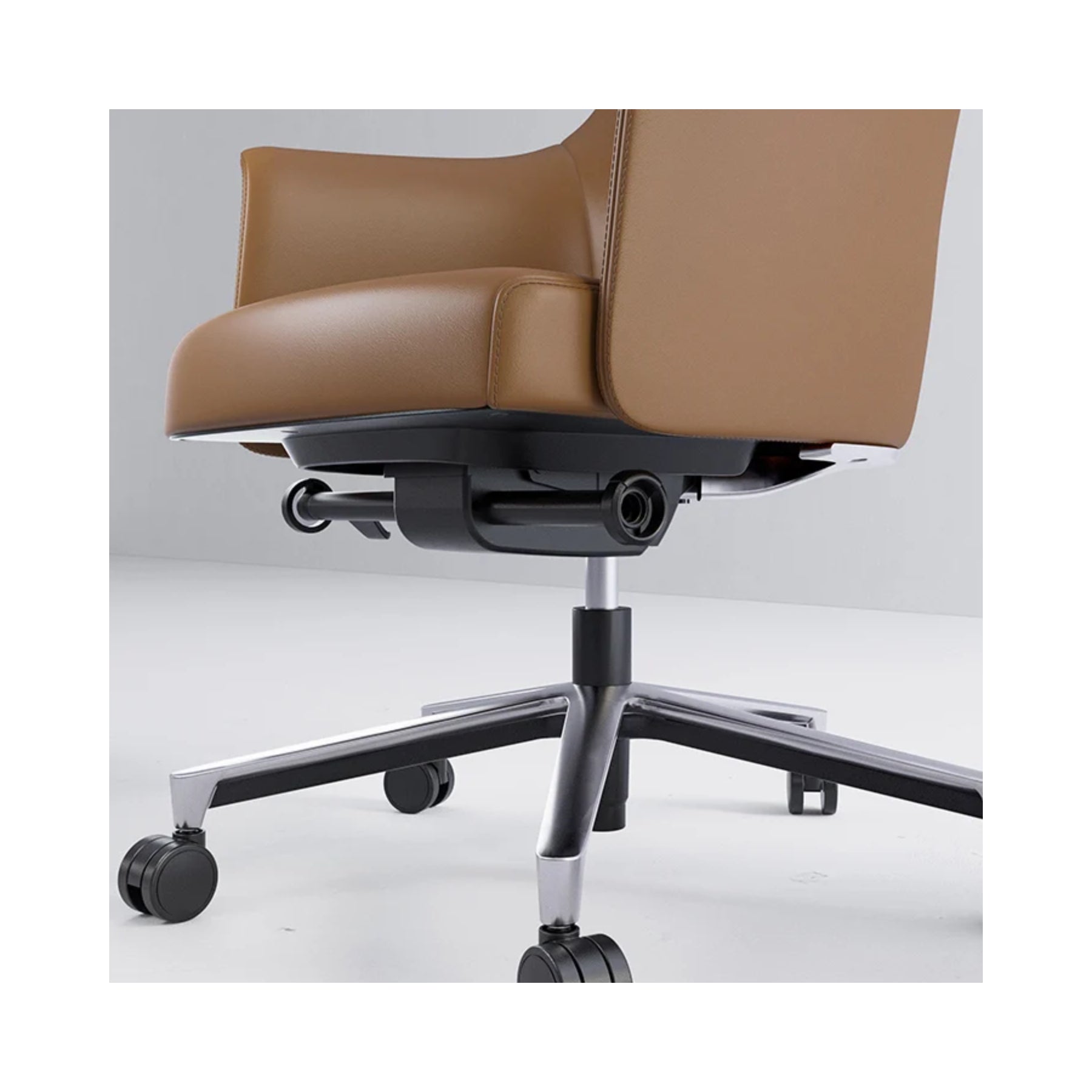 BDI 3531 Ergonomic Bolo Office Chair - Adjustable Height Swivel Task Chair with Lumbar Support for Home Office, Gaming & Workspace