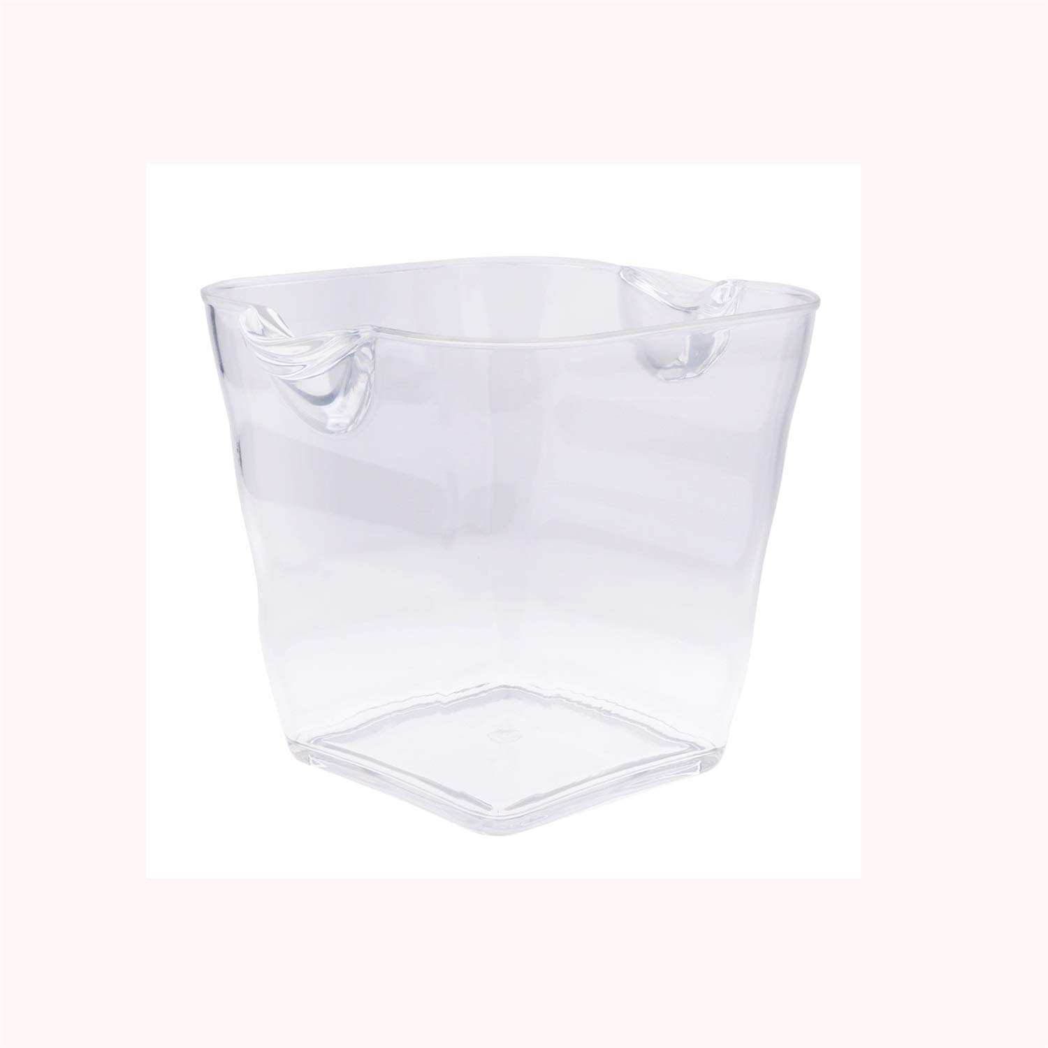 GANFANREN 1 Pc Clear Champagne Ice Bucket - Perfect for Beer, Wine & Champagne Bottles - Elegant Bar Accessory for Parties, Weddings & Home Entertaining