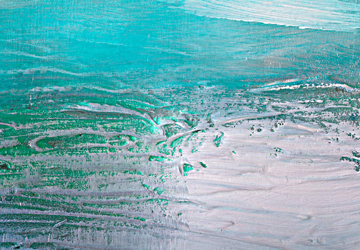Abstract Textured Canvas Wall Art - 59x20 Inch Modern Framed Painting, Blue Green Contemporary Print for Living Room & Bedroom Decor | Home & Office Wall Artwork
