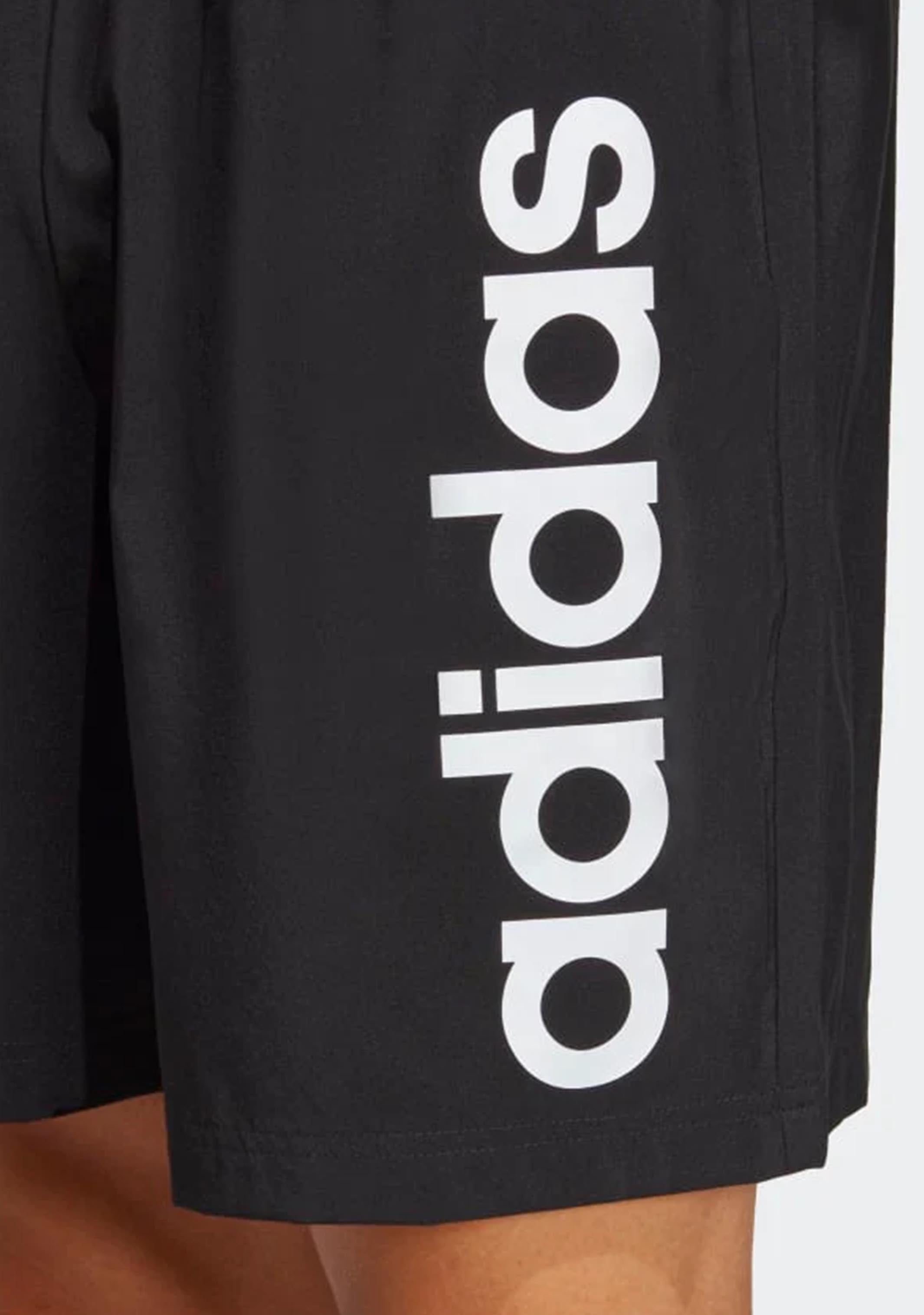 Adidas Men's Aeroready Essentials Chelsea Linear Logo Athletic Shorts - Lightweight Quick-Dry Workout Shorts for Running, Gym & Casual Wear