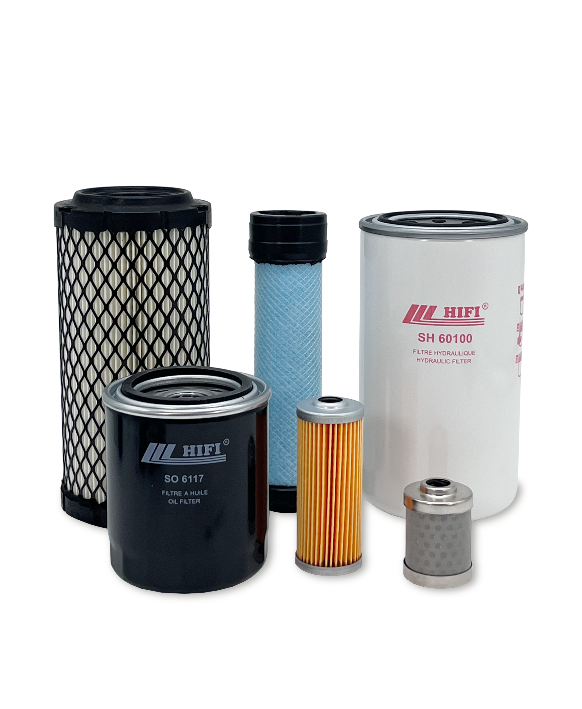 HERO® Maintenance Filter Kit for Takeuchi TB014 Excavator - Air, Oil & Hydraulic Filters Replacement Set - Perfect for Construction & Heavy Equipment Maintenance