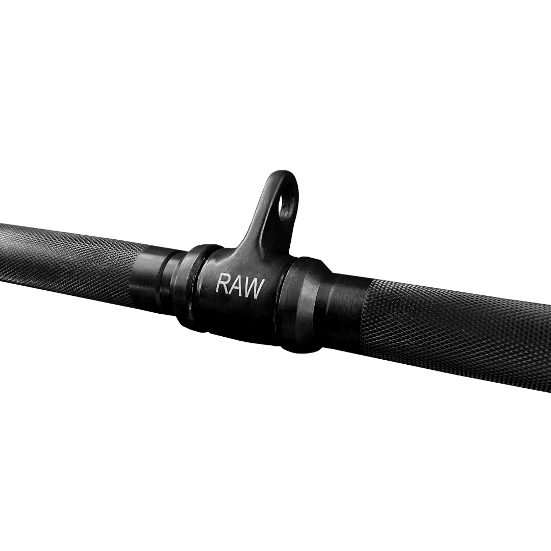 60cm Straight Bar Revolving Black XL - Perfect for Home Gyms, Fitness Training, and Strength Workouts