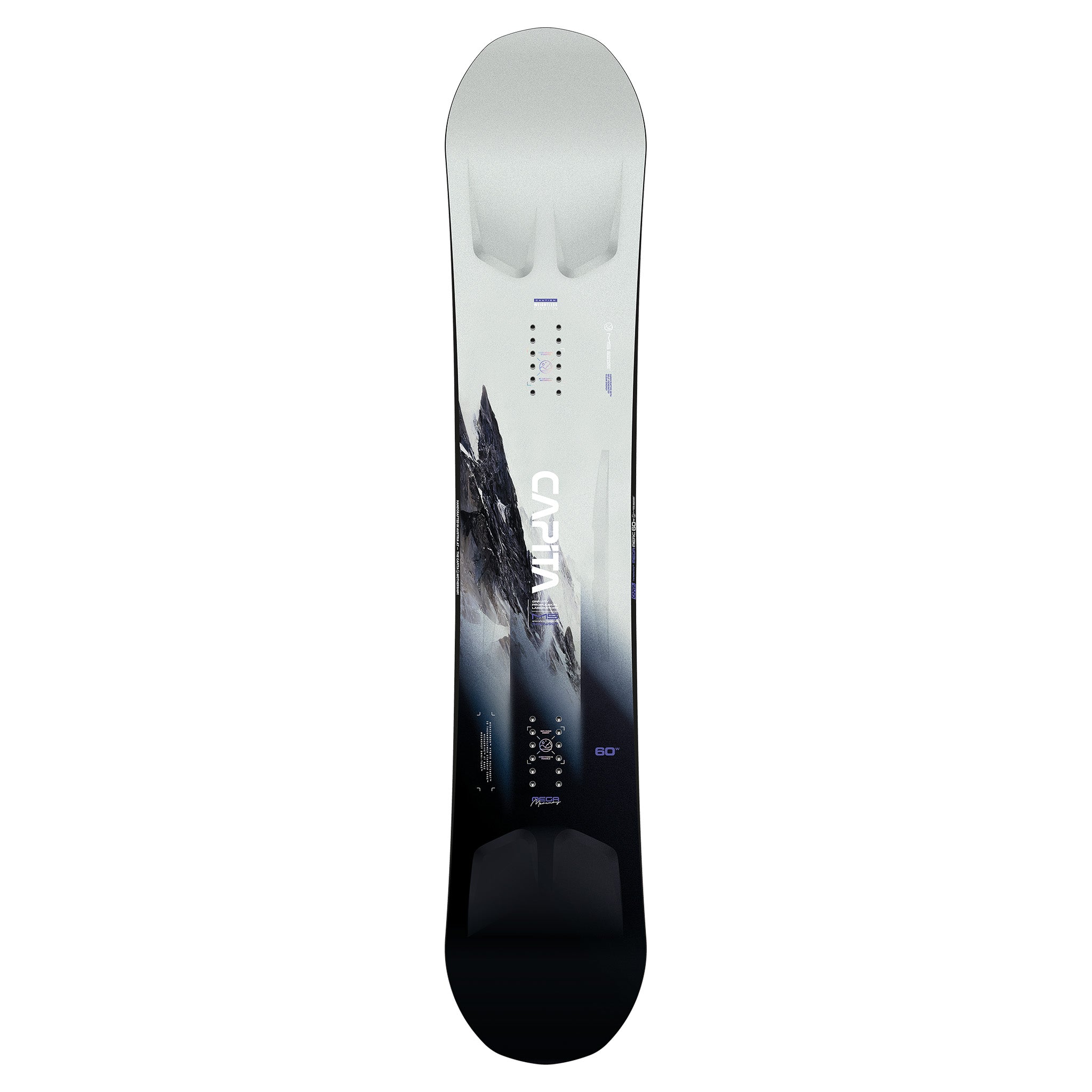 CAPiTA Mega Mercury Snowboard 2025 - All-Mountain Freestyle Snowboard for Men & Women | Perfect for Powder, Park & Pipe Riding | Durable Construction for Advanced Riders
