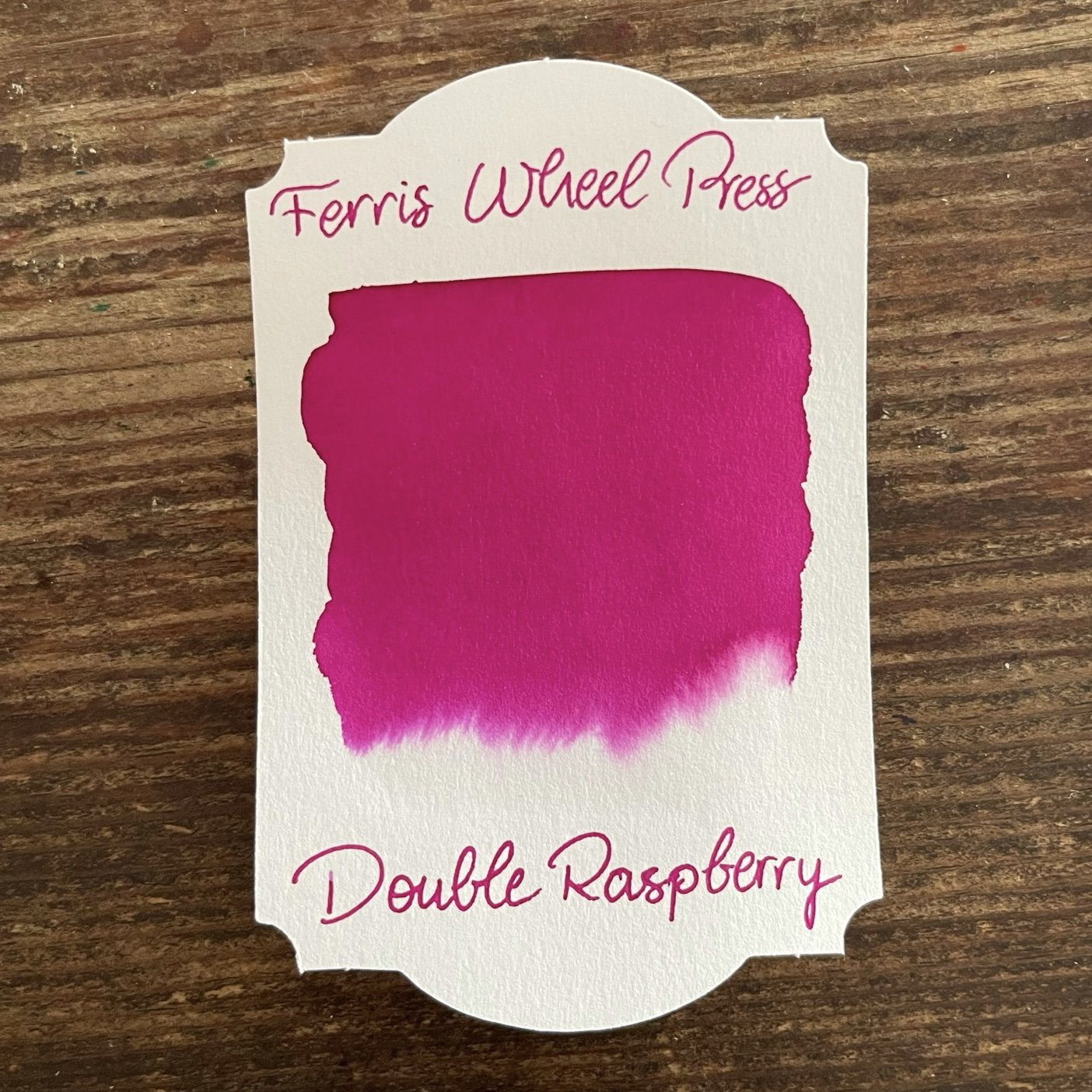 Ferris Wheel Press Double Raspberry Fountain Pen Ink - Vibrant Berry Color for Writing, Calligraphy & Art - Perfect for Journals, Letters & Creative Projects