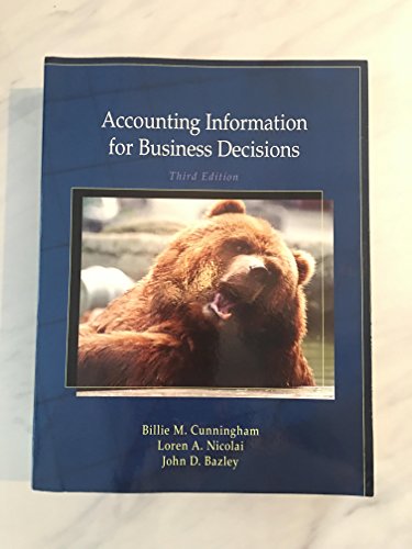 Accounting Information for Business Decisions, 3rd Edition - Financial Management Textbook for MBA & Business Students | Perfect for Classroom Learning & Professional Development