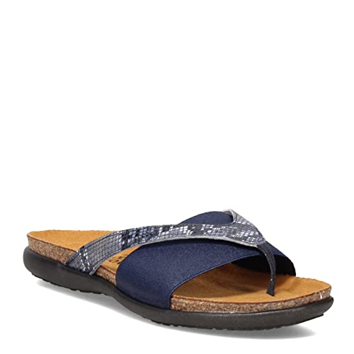 Navy Elastic/Navy Python Lthr/Navy Nubuck