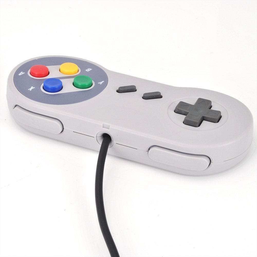 2 Pack SNES Controller - Wireless Gamepad Compatible with Super Nintendo & SNES Classic - Perfect for Retro Gaming & Multiplayer Sessions