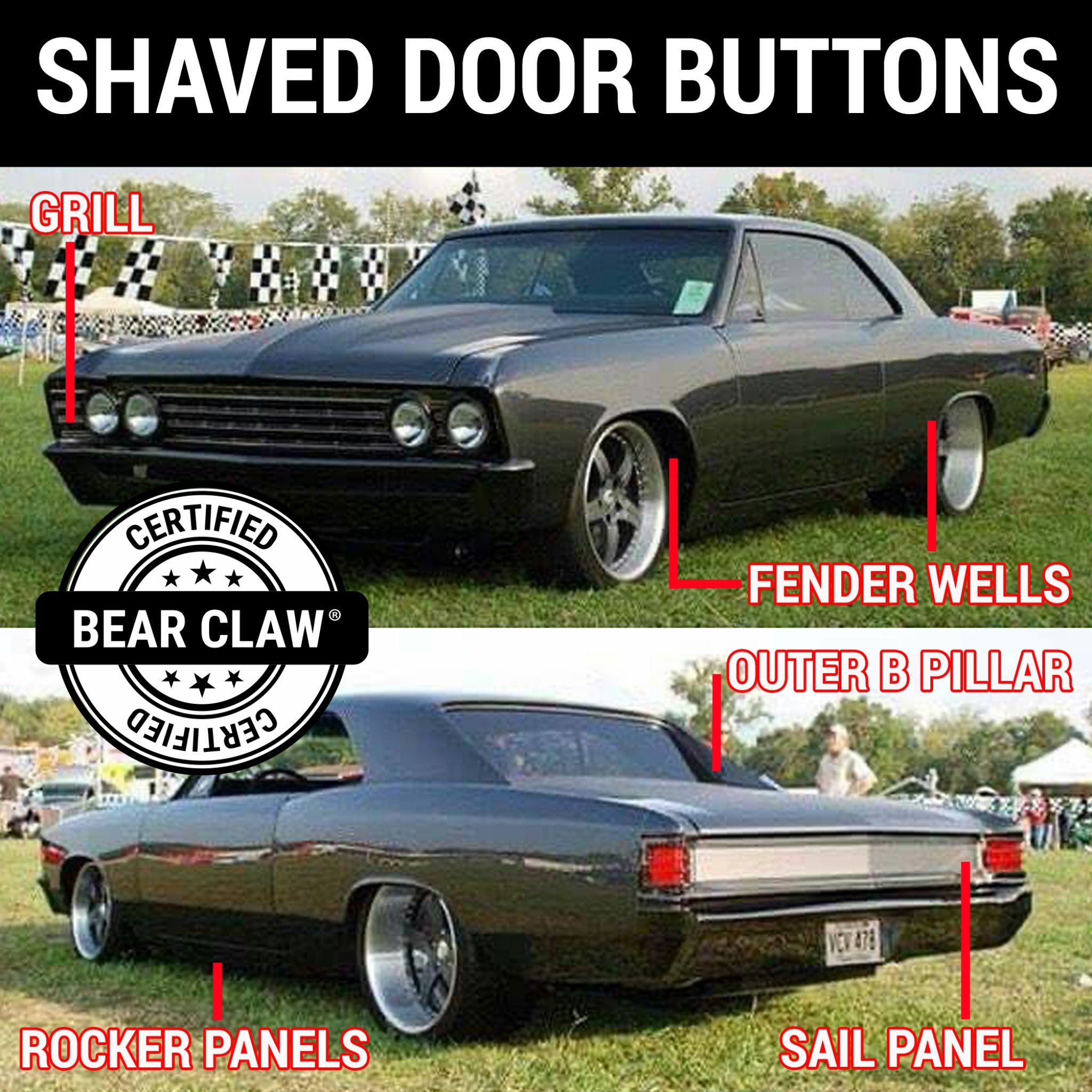 1903-1904 Buick Model B 12V Waterproof Momentary Push Button Switch - Emergency Backup, Shaved Door Horn - Perfect for Classic Car Restoration & Custom Automotive Projects