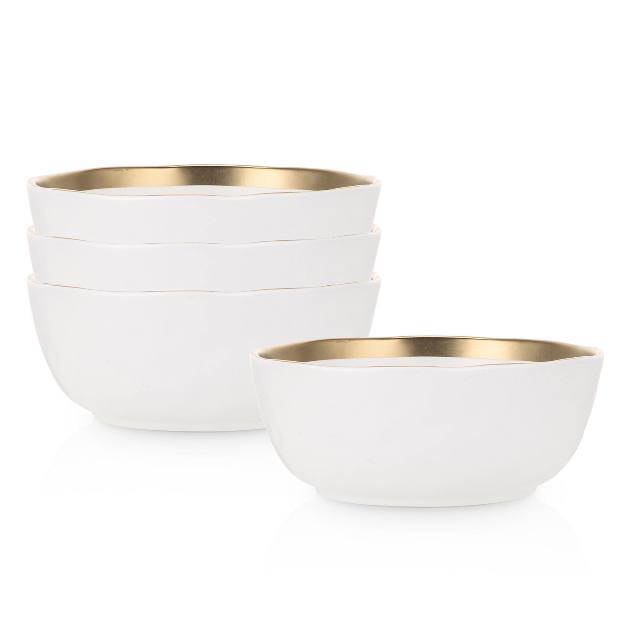 Florian Porcelain Bowl - Elegant White Ceramic Serving Bowl for Soup, Salad, Pasta | Perfect for Dining, Entertaining & Home Decor