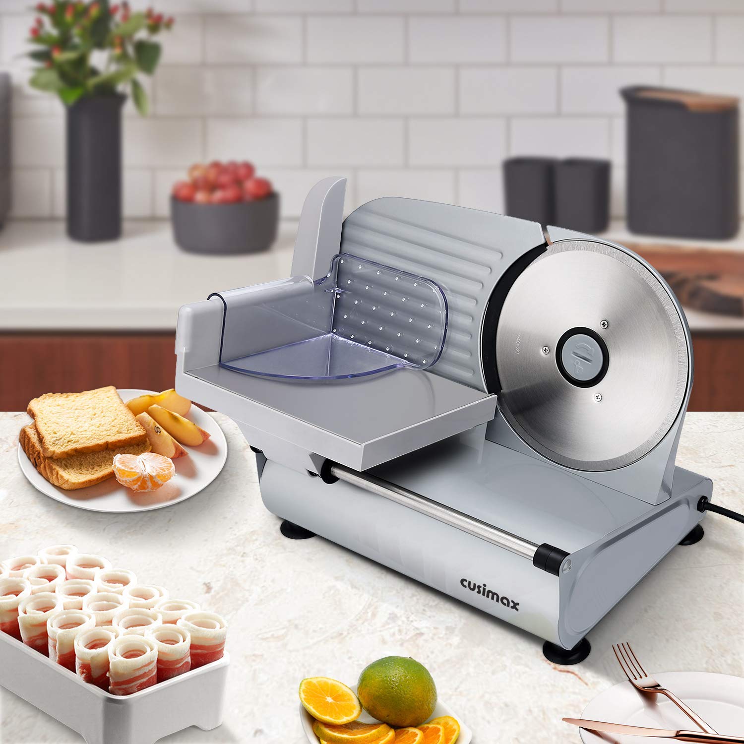 CUSIMAX Electric Meat Slicer - 7.5