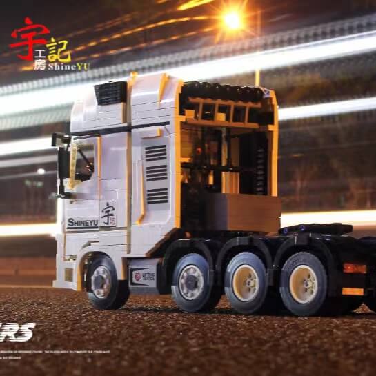 Happy Build Fully Remote Control RC Benz ACTROS 4163 Truck - 1:14 Scale Electric Toy Car for Kids & Adults - Perfect for Indoor & Outdoor Play, Collecting, and Gifts