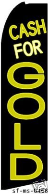 Cash For Gold Feather Banner Flag Kit - Premium Complete Set for Events, Parties & Advertising | Perfect for Trade Shows, Festivals & Promotions