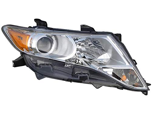 Right Passenger Side Halogen Headlight Assembly for 2009-2015 Toyota Venza - Replacement Headlamp with OEM Fit - Perfect for Night Driving & Foggy Conditions