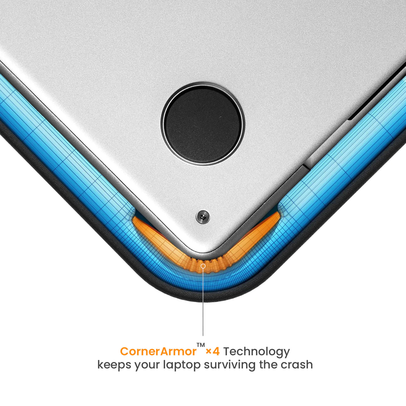 Premium Defender A13 Laptop Sleeve for 14-inch MacBook Pro - Shockproof & Water-Resistant Protective Case - Perfect for Travel, Office & School Use