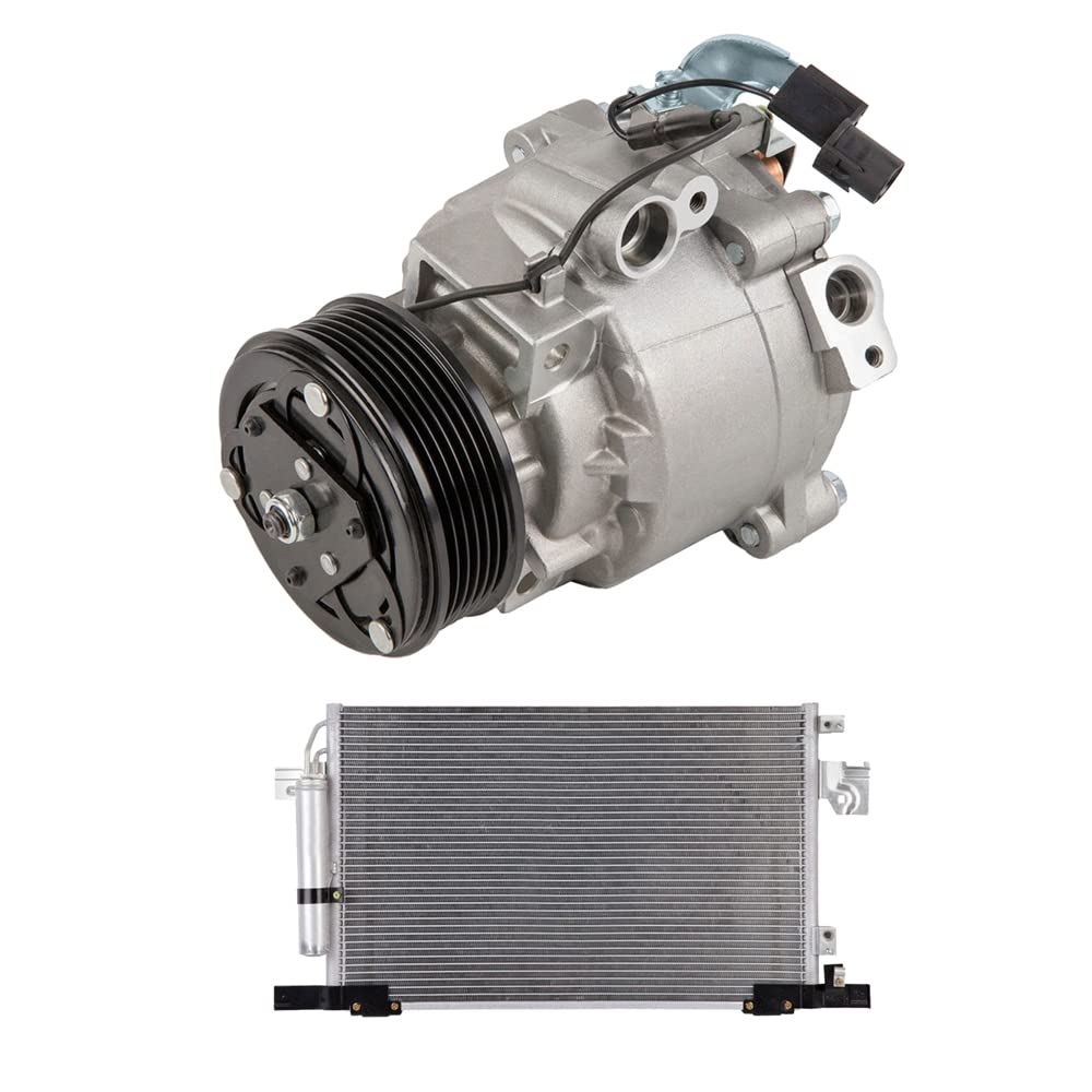 New Mitsubishi Outlander & Lancer AC Compressor Kit with A/C Condenser & Drier - 61-88935R3 | BuyAutoParts | Perfect for Car AC Repair & Summer Cooling System Maintenance