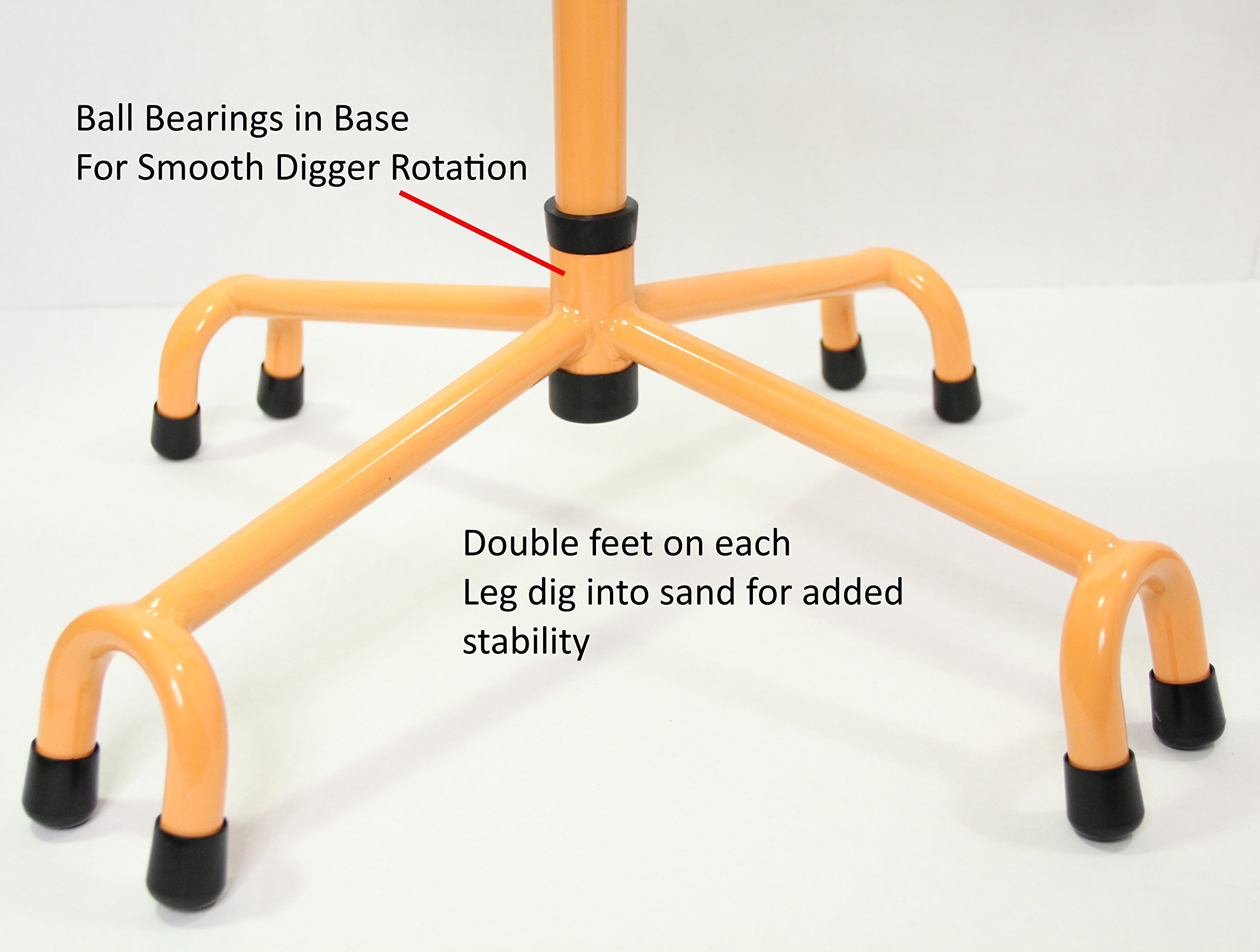 Commercial Grade Sand Digger Ride-On Crane Toy for Kids - Heavy Duty Construction Sandbox Digging Machine, Yellow - Perfect for Outdoor Play, Sandbox Activities & Construction-Themed Birthday Gifts