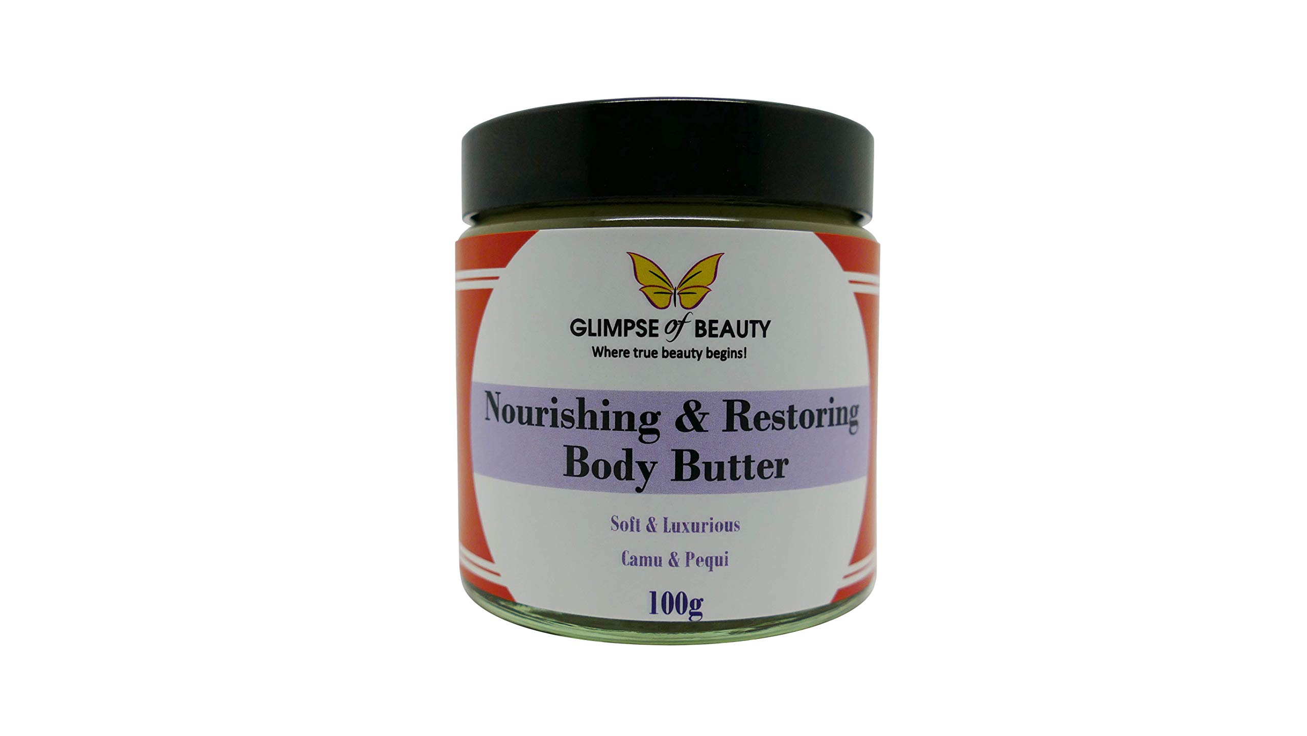 Organic Camu Camu & Pequi Body Butter - Deep Moisturizing & Nourishing for Dry Skin - Perfect for Daily Hydration & Spa Nights